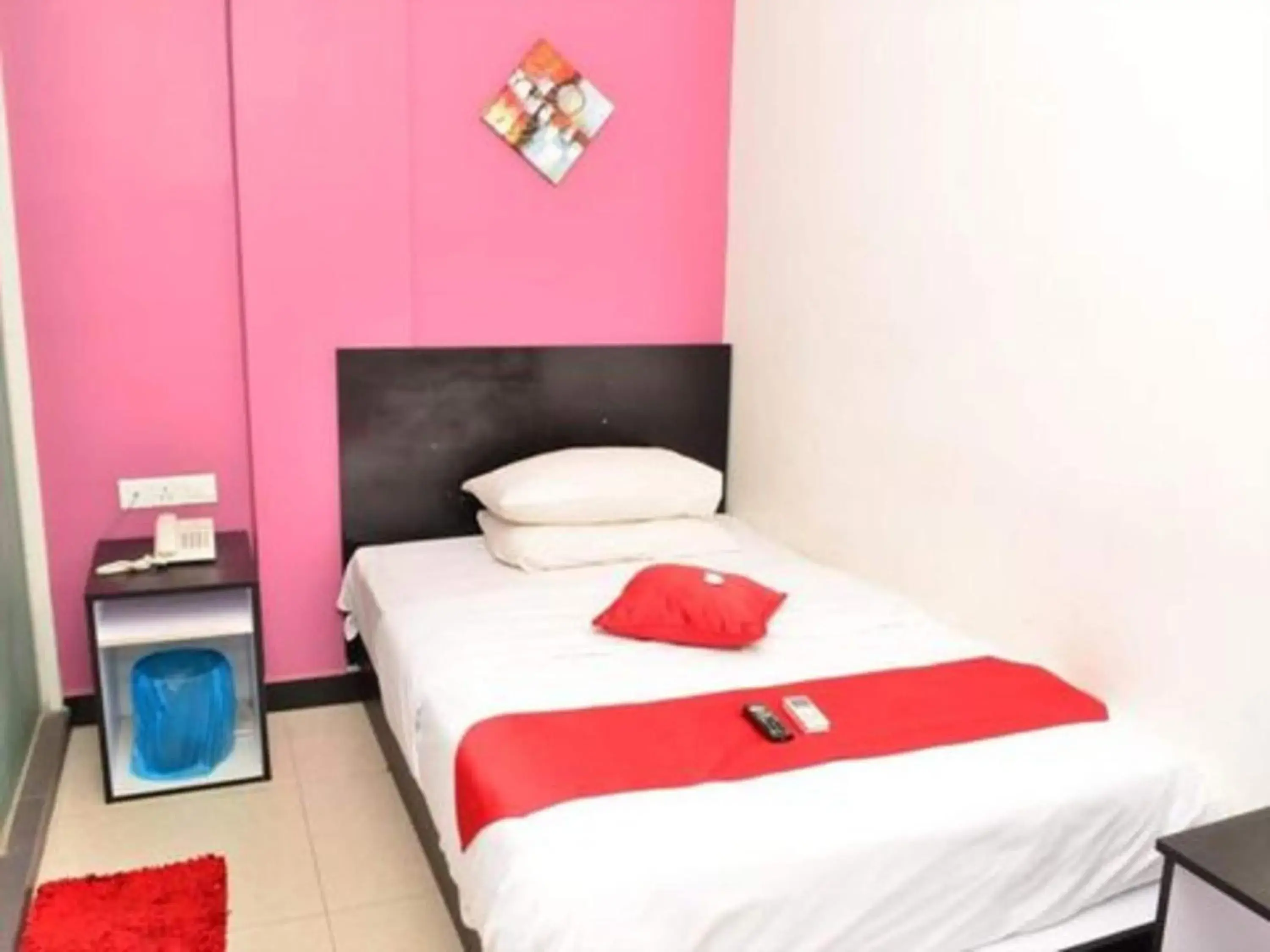 Bedroom, Bed in Hotel O Dspark Port Klang Bedroom, Bed in Hotel O Dspark Port Klang
