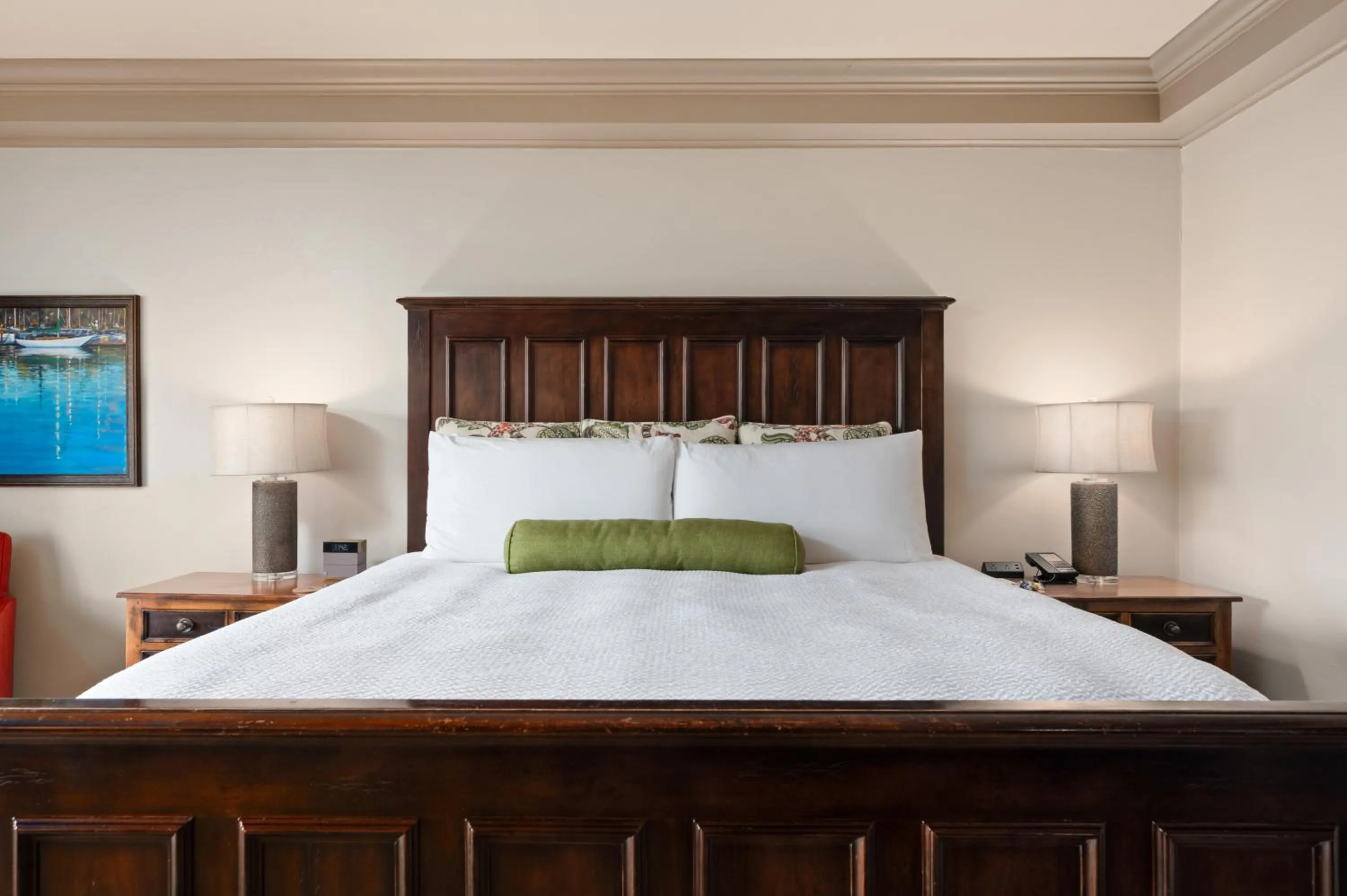 Bed in Hotel Bellwether on Bellingham Bay