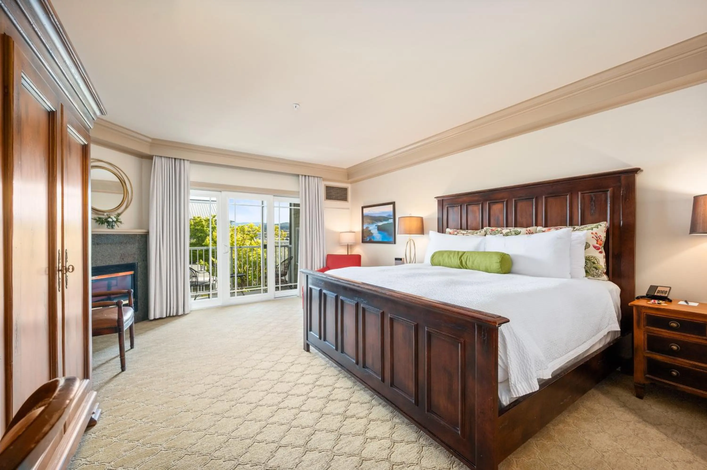 Bed in Hotel Bellwether on Bellingham Bay