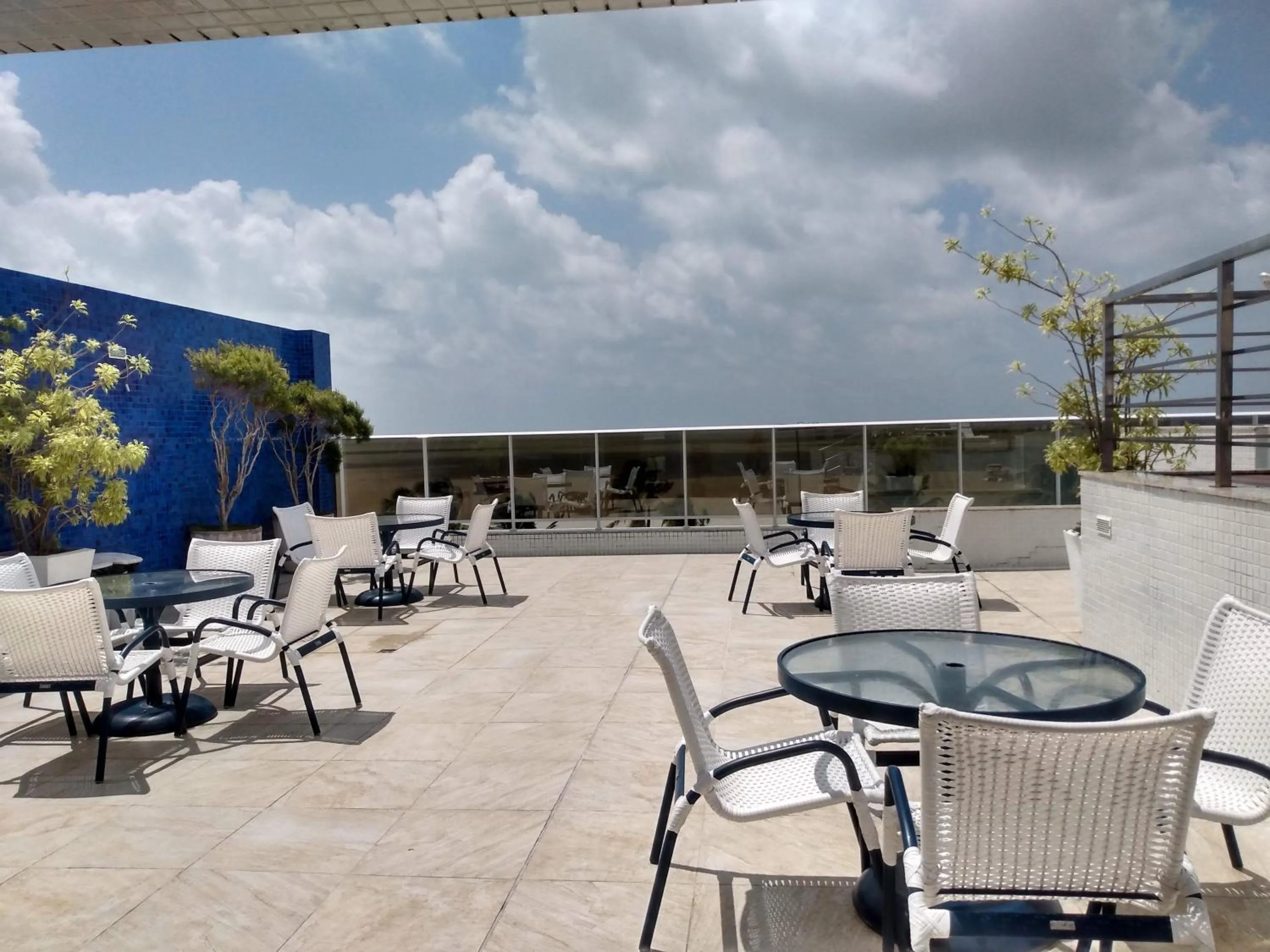 Balcony/Terrace in Flat beira-mar TAMBAÚ