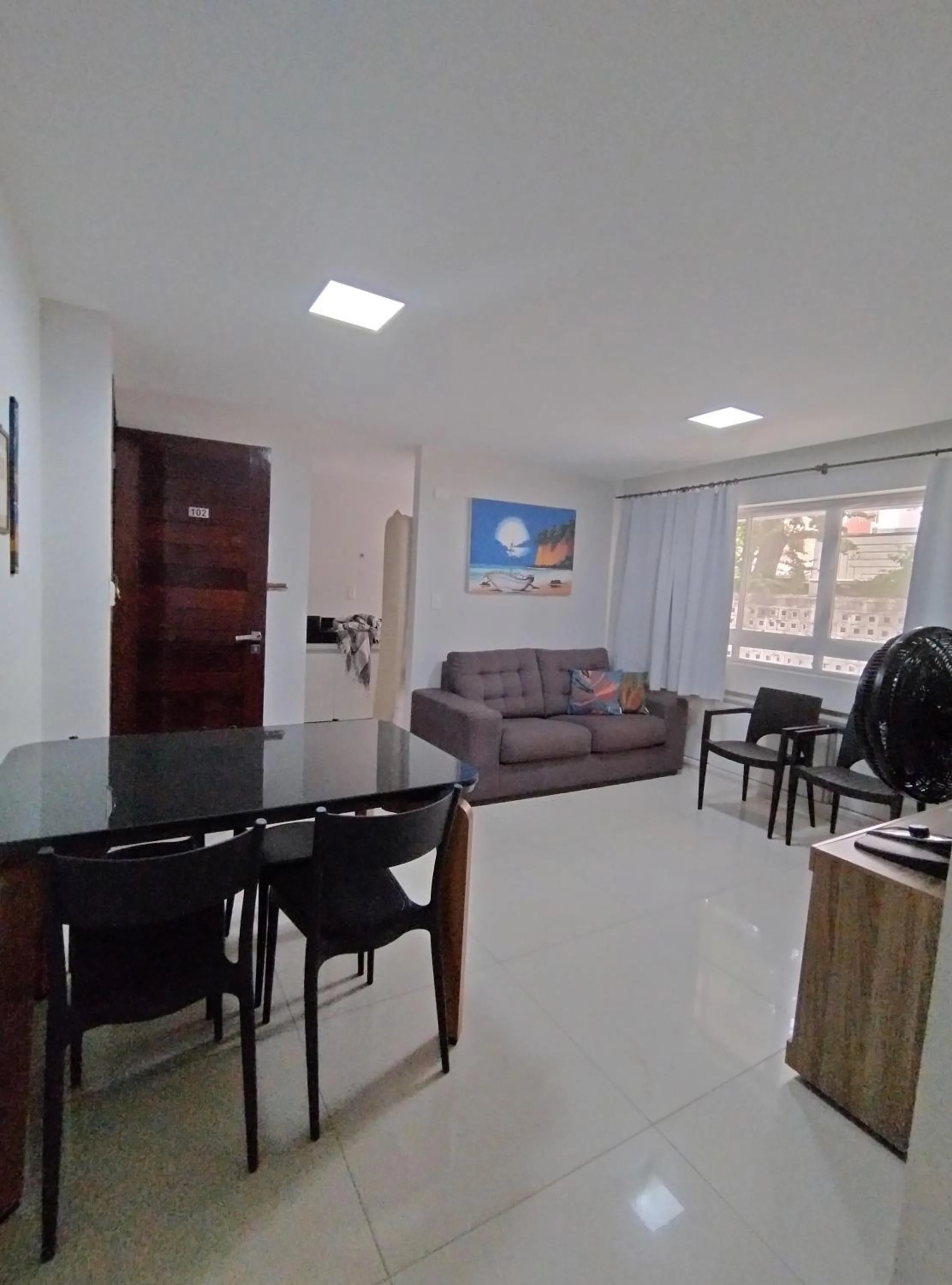 Living room in Flat beira-mar TAMBAÚ