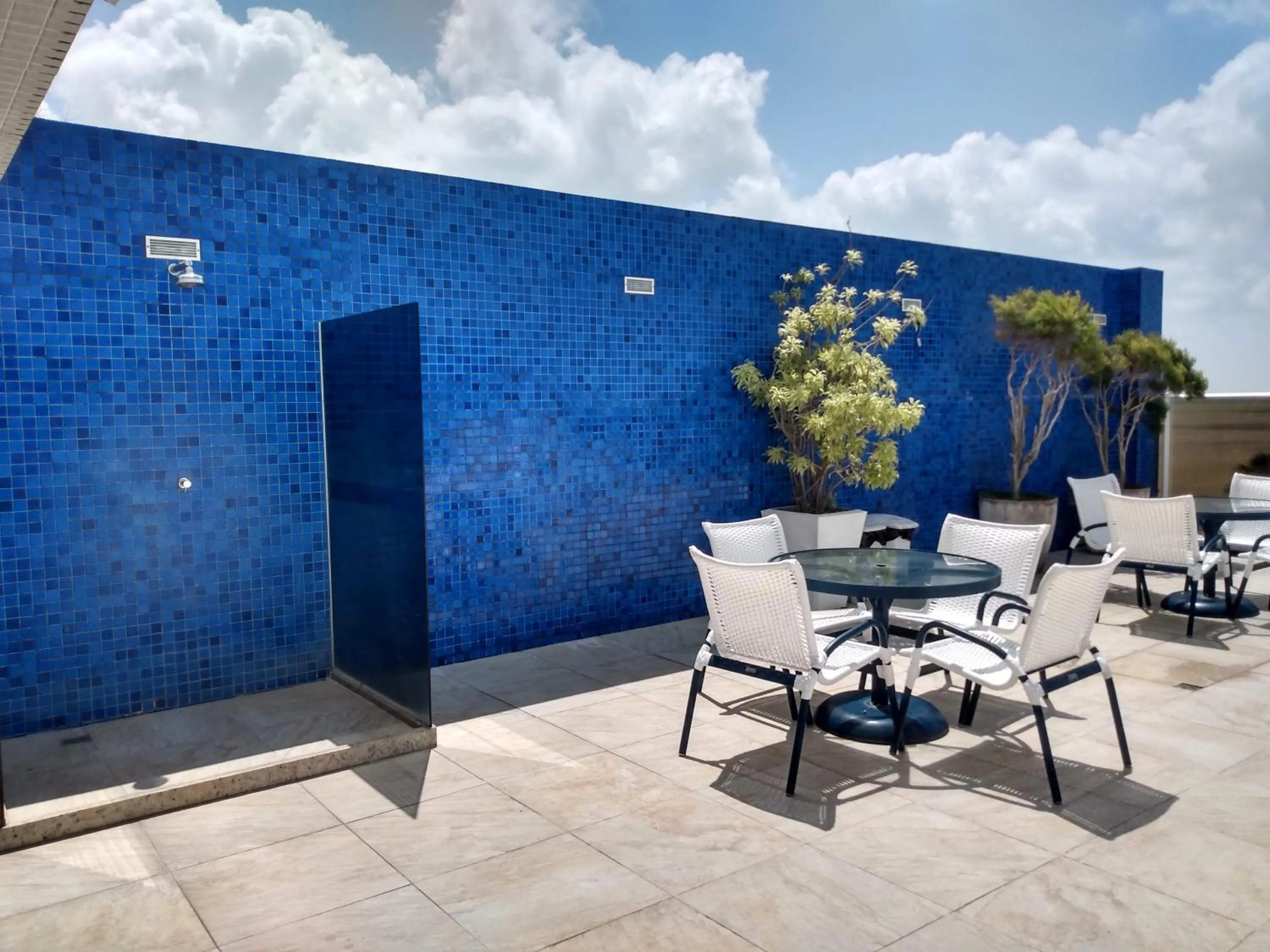 Balcony/Terrace in Flat beira-mar TAMBAÚ