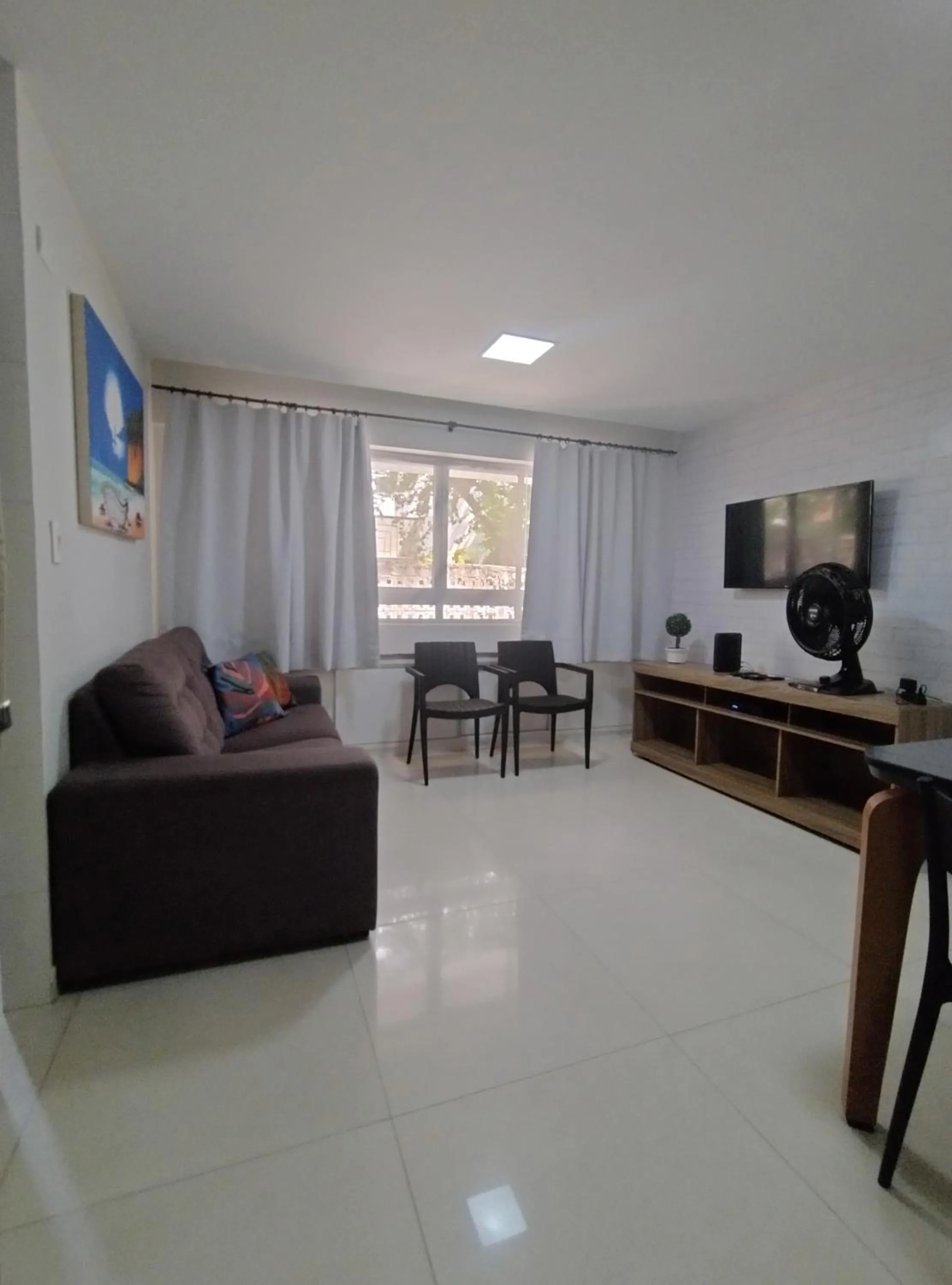 Communal lounge/ TV room in Flat beira-mar TAMBAÚ
