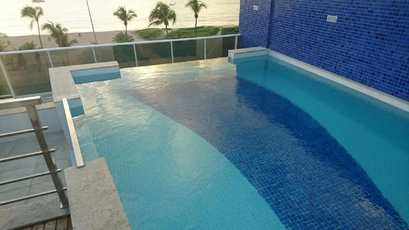 Pool view in Flat beira-mar TAMBAÚ
