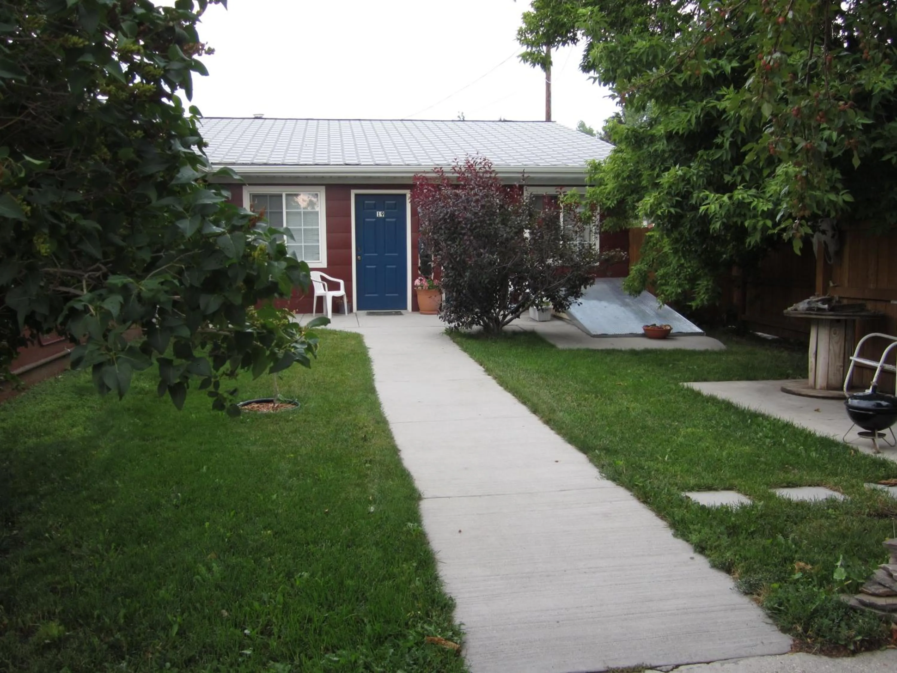 Patio in Big Horn Motel