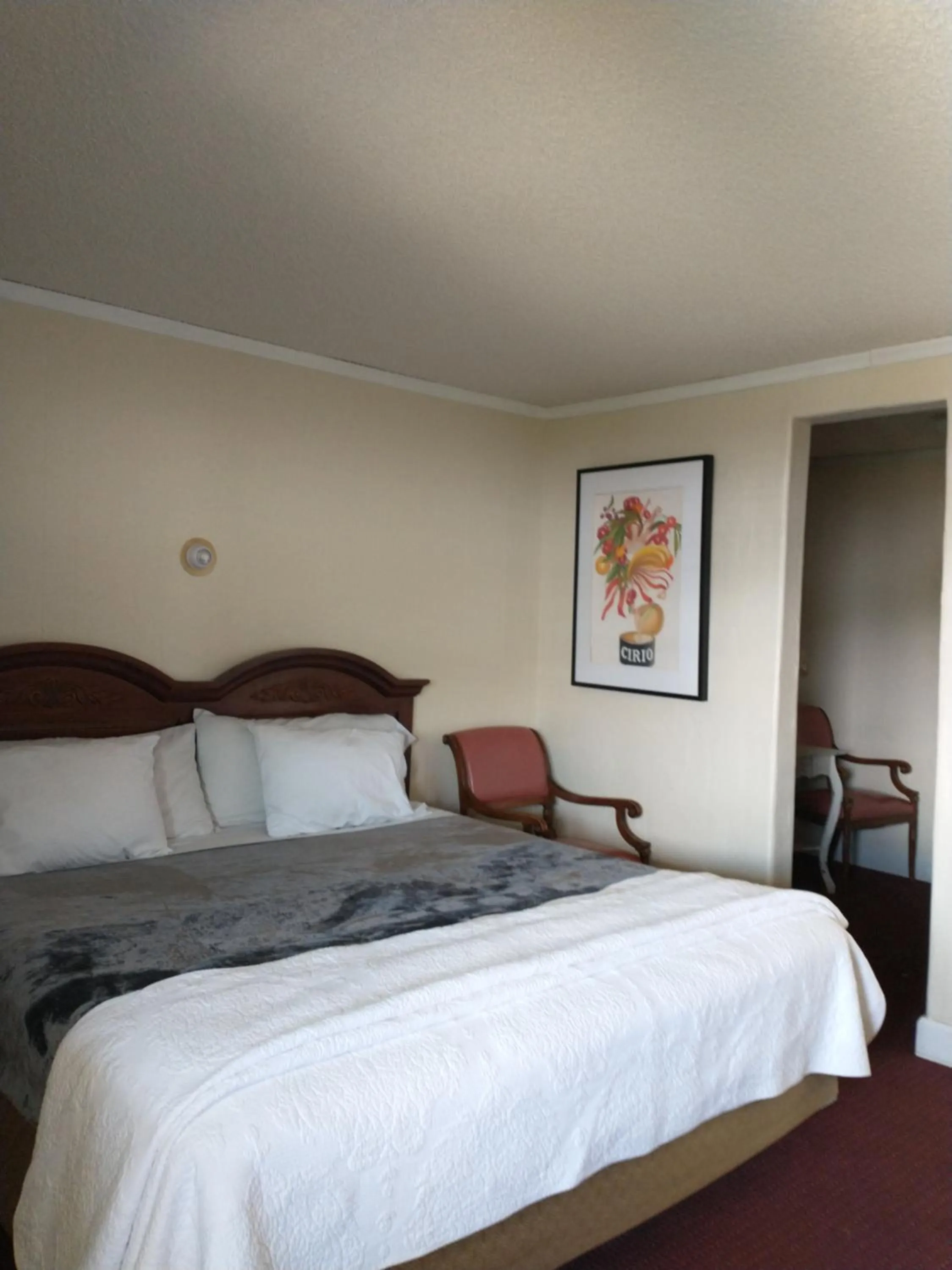 Bed in Big Horn Motel