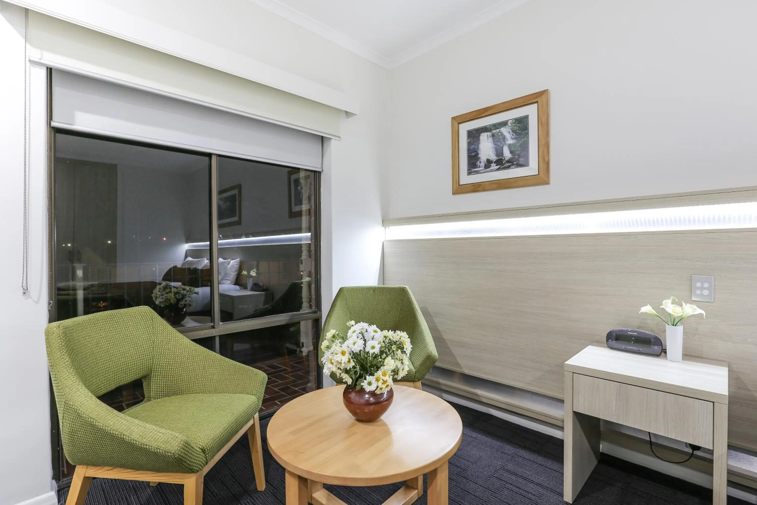 Living room in Morphettville Motor Inn