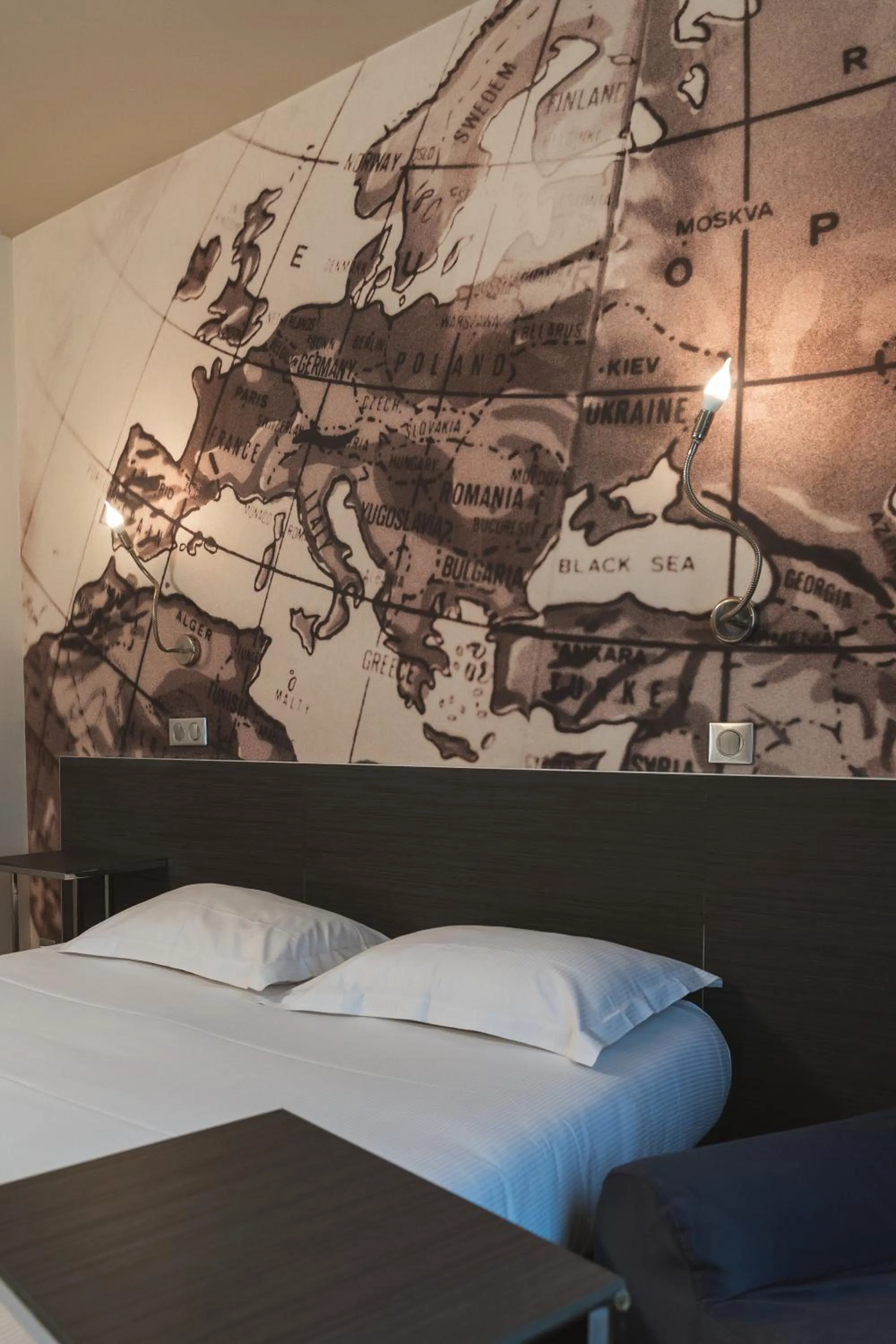 Bed in Hotel Vivaldi