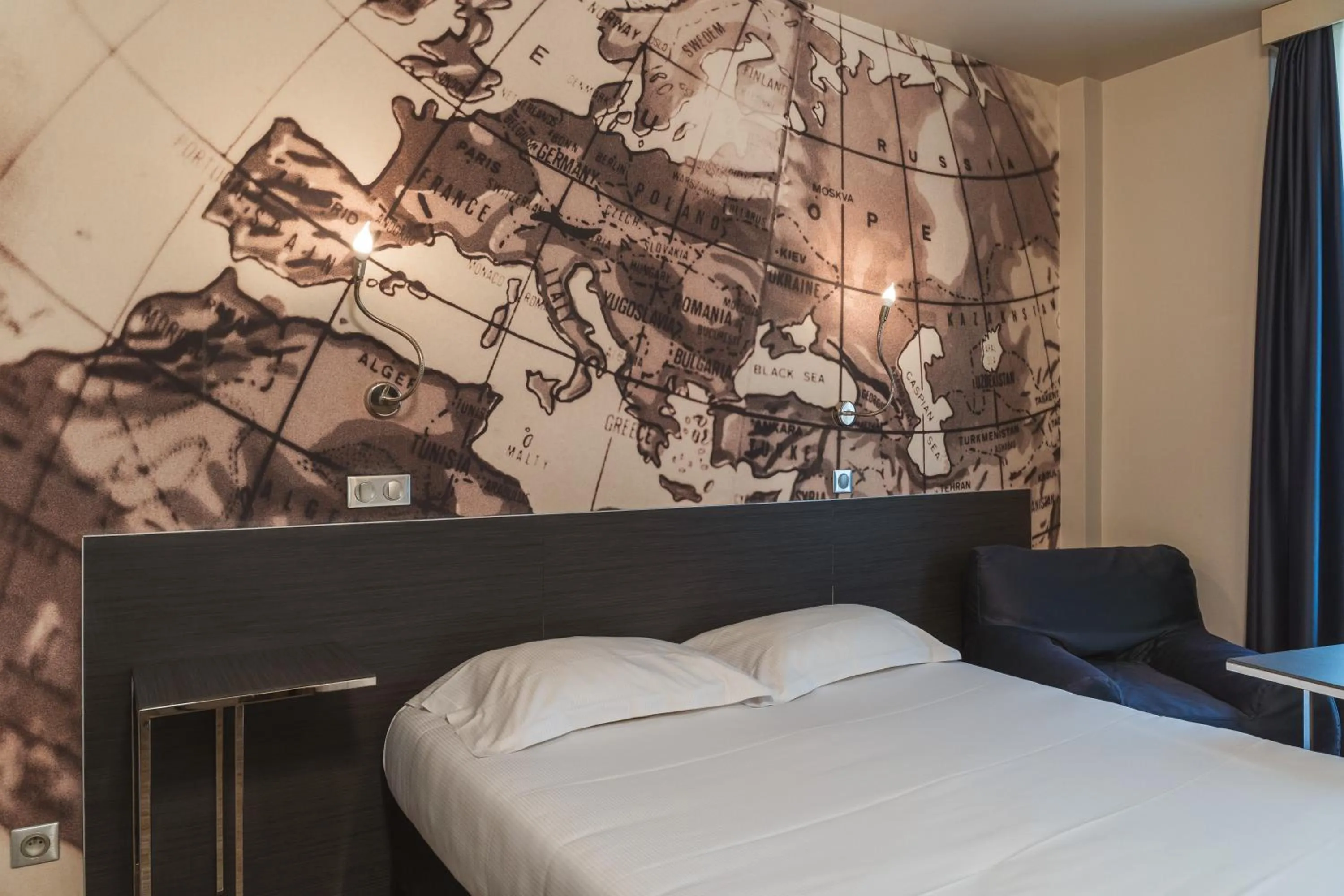 Bed in Hotel Vivaldi