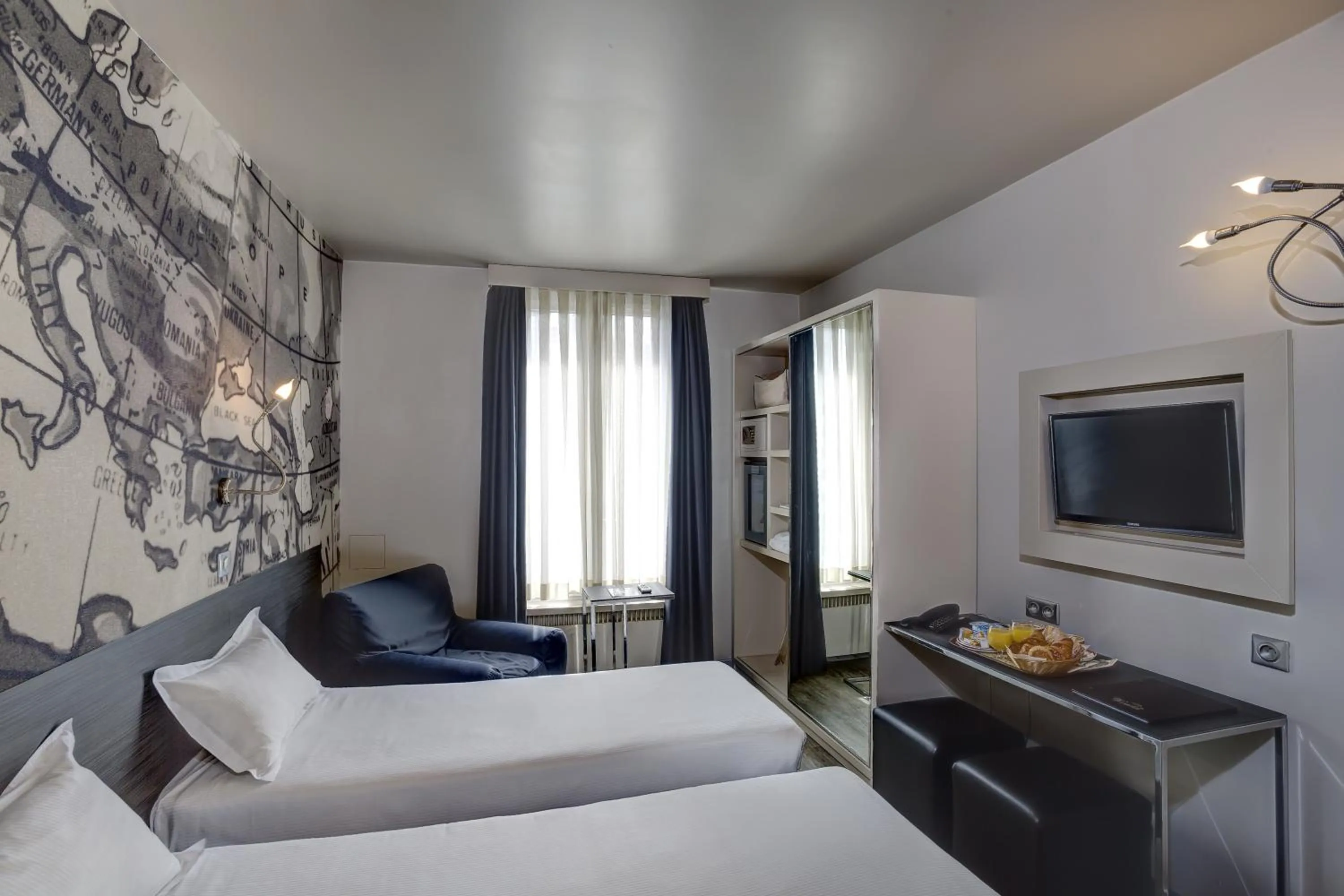 Bed in Hotel Vivaldi