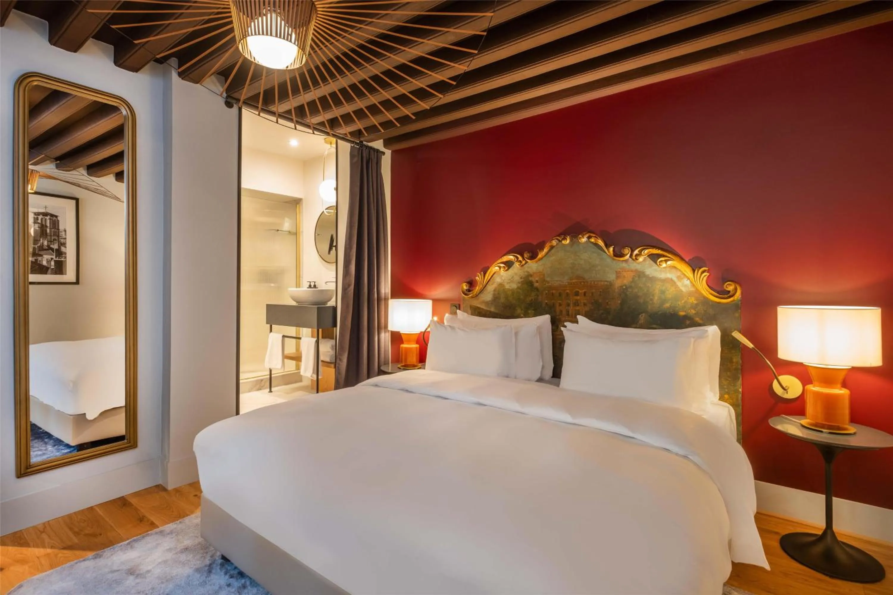 Bedroom, Bed in Cour des Loges Lyon, A Radisson Collection Hotel