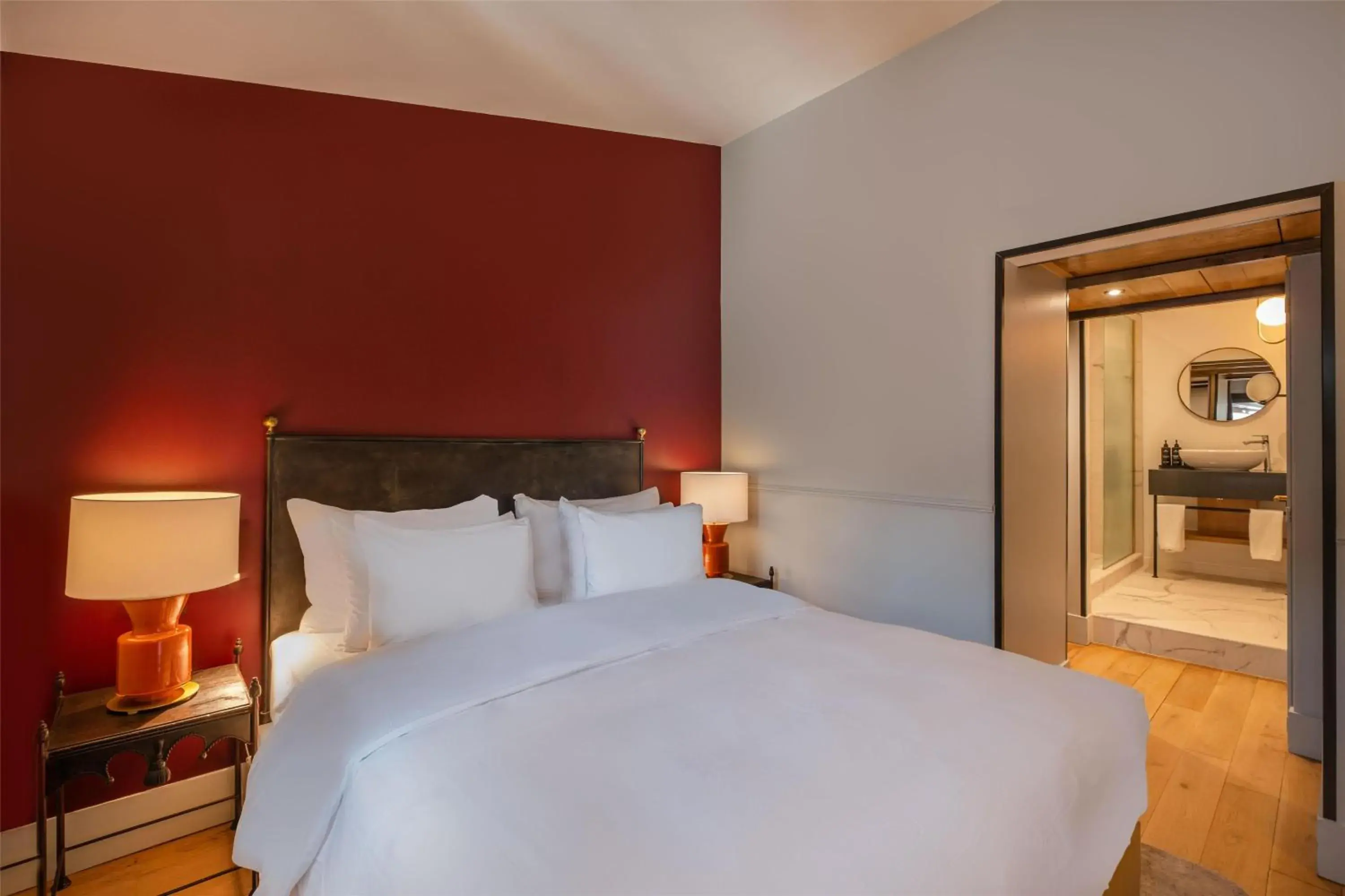 Bedroom, Bed in Cour des Loges Lyon, A Radisson Collection Hotel Bedroom, Bed in Cour des Loges Lyon, A Radisson Collection Hotel