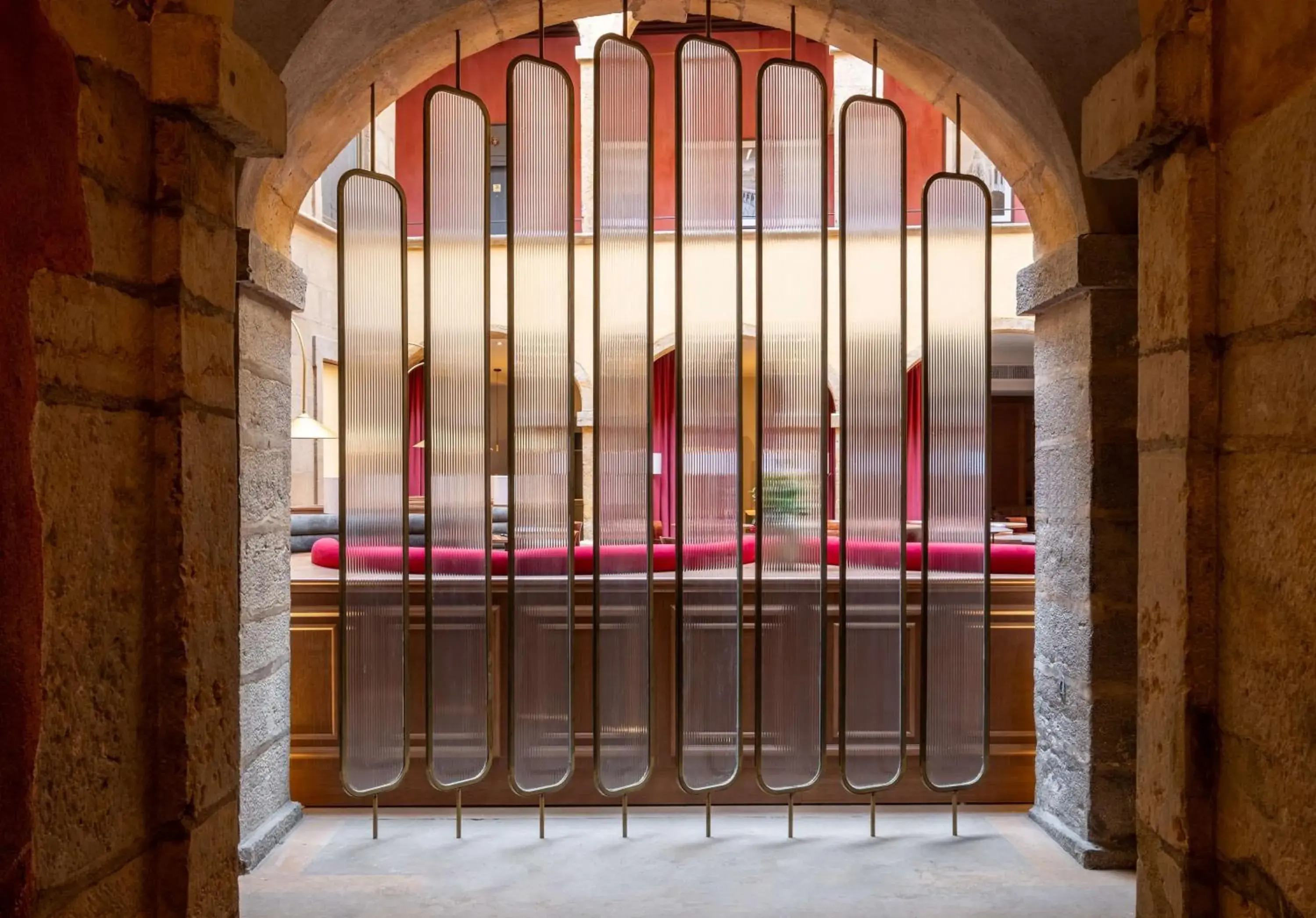 Property building, Bed in Cour des Loges Lyon, A Radisson Collection Hotel Property building, Bed in Cour des Loges Lyon, A Radisson Collection Hotel