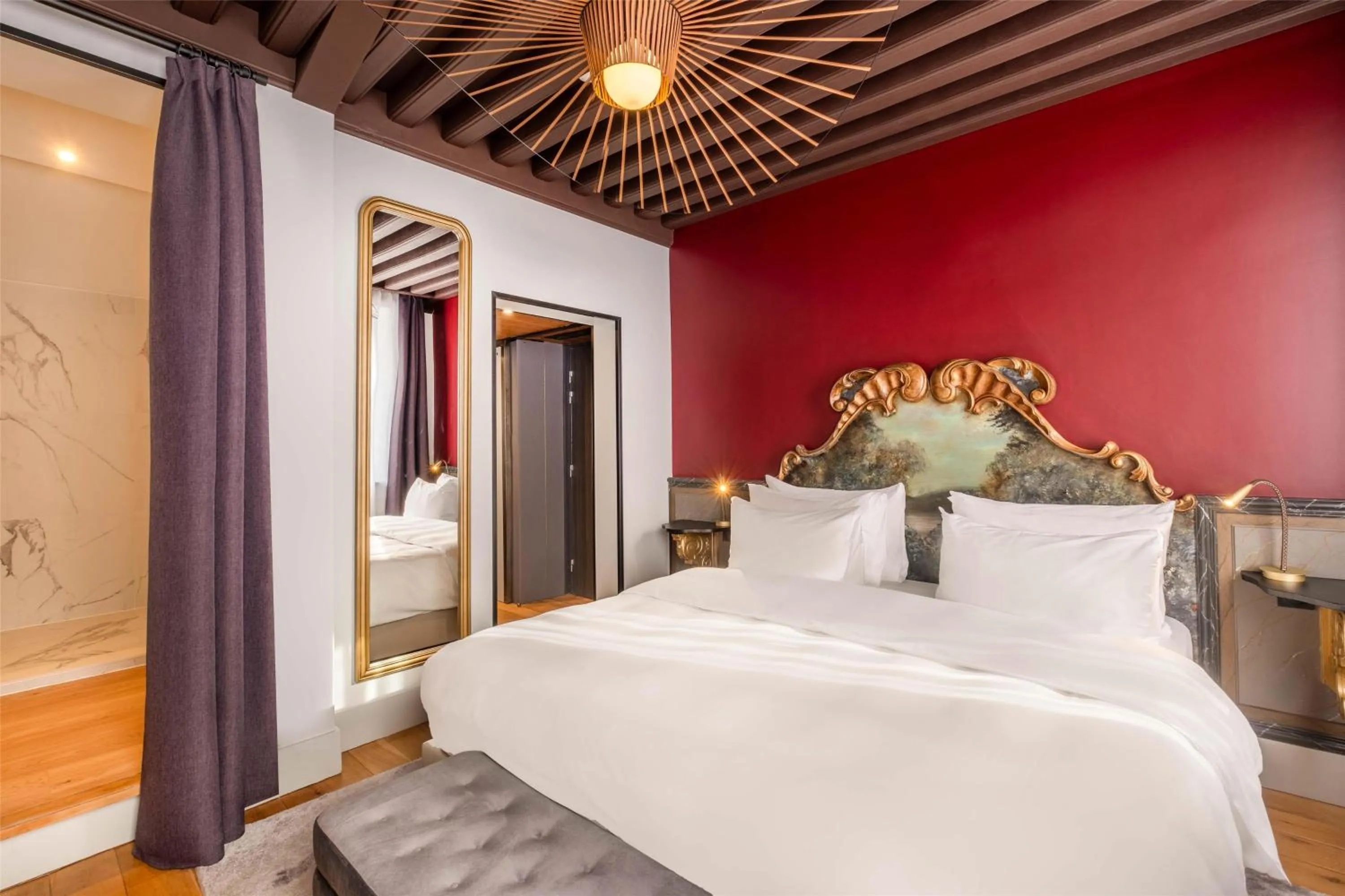 Bedroom, Bed in Cour des Loges Lyon, A Radisson Collection Hotel