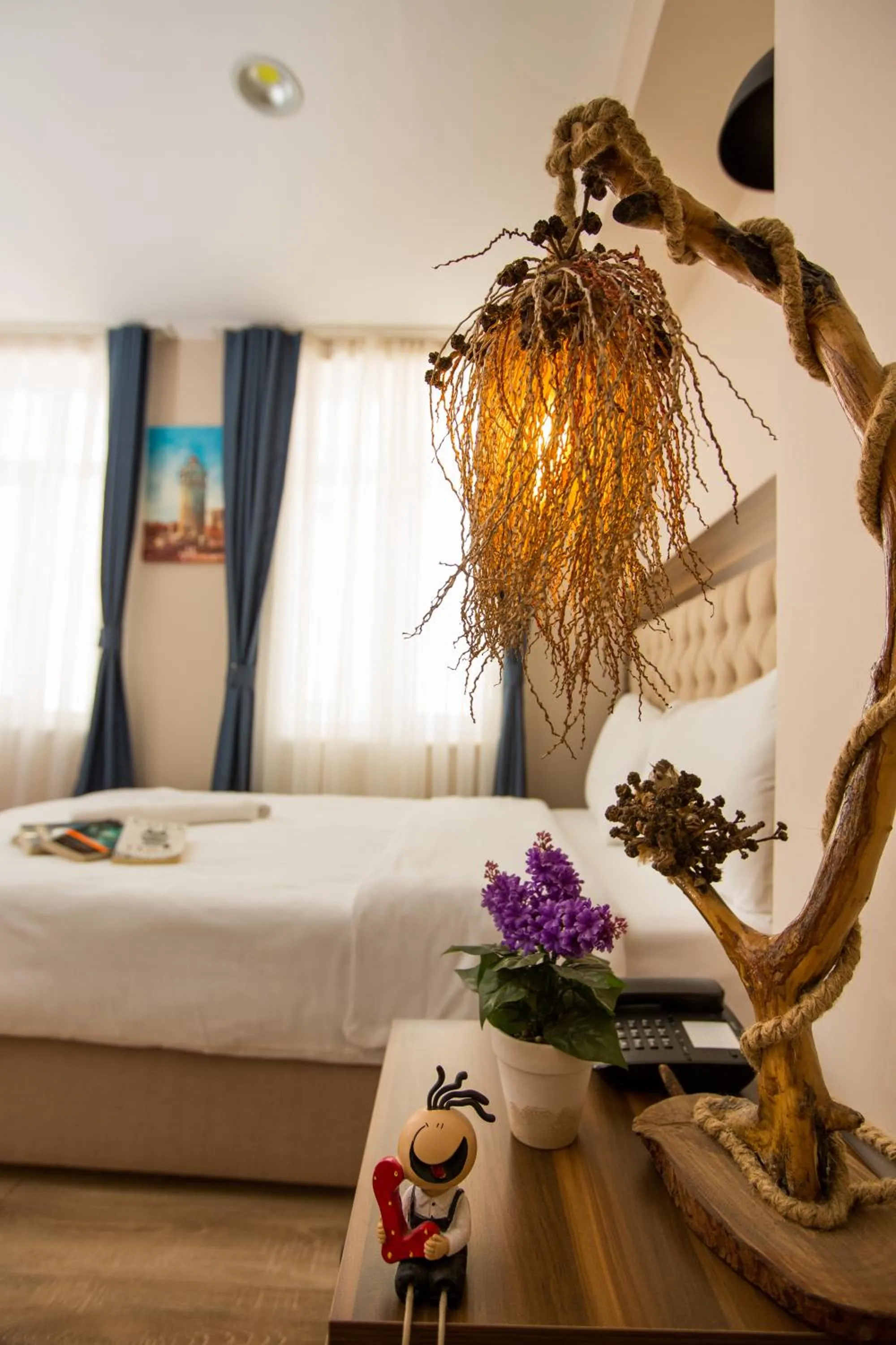 Bed in Corner Garden Hotel