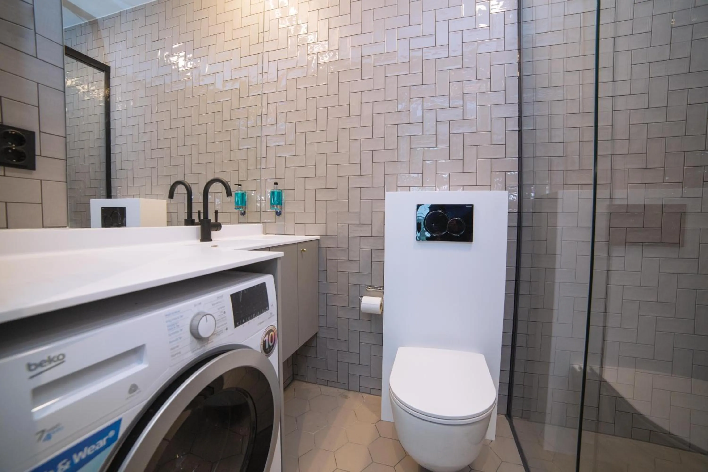 Kitchen or kitchenette in Home Again Apartments Kirkegata