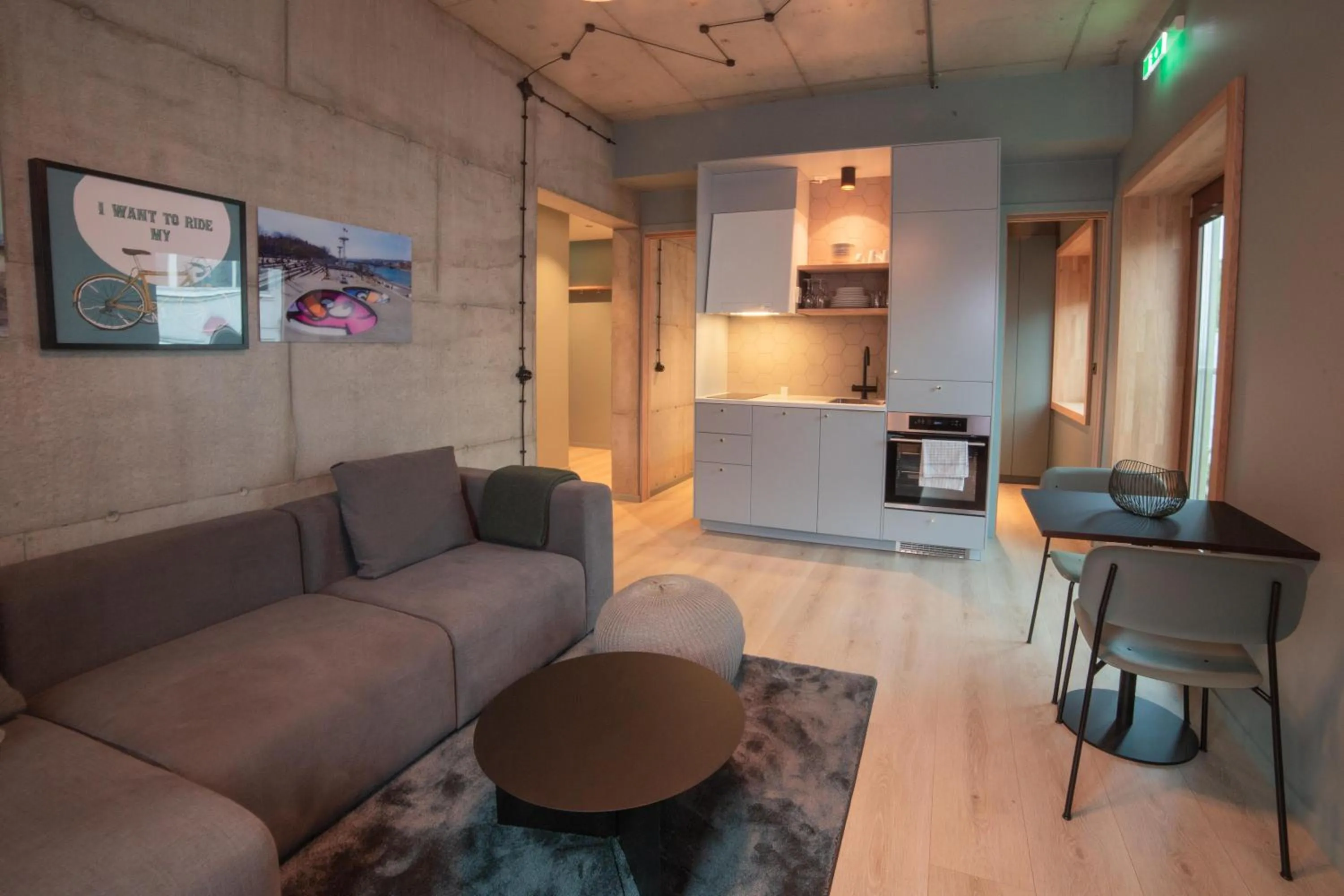 Kitchen or kitchenette in Home Again Apartments Kirkegata