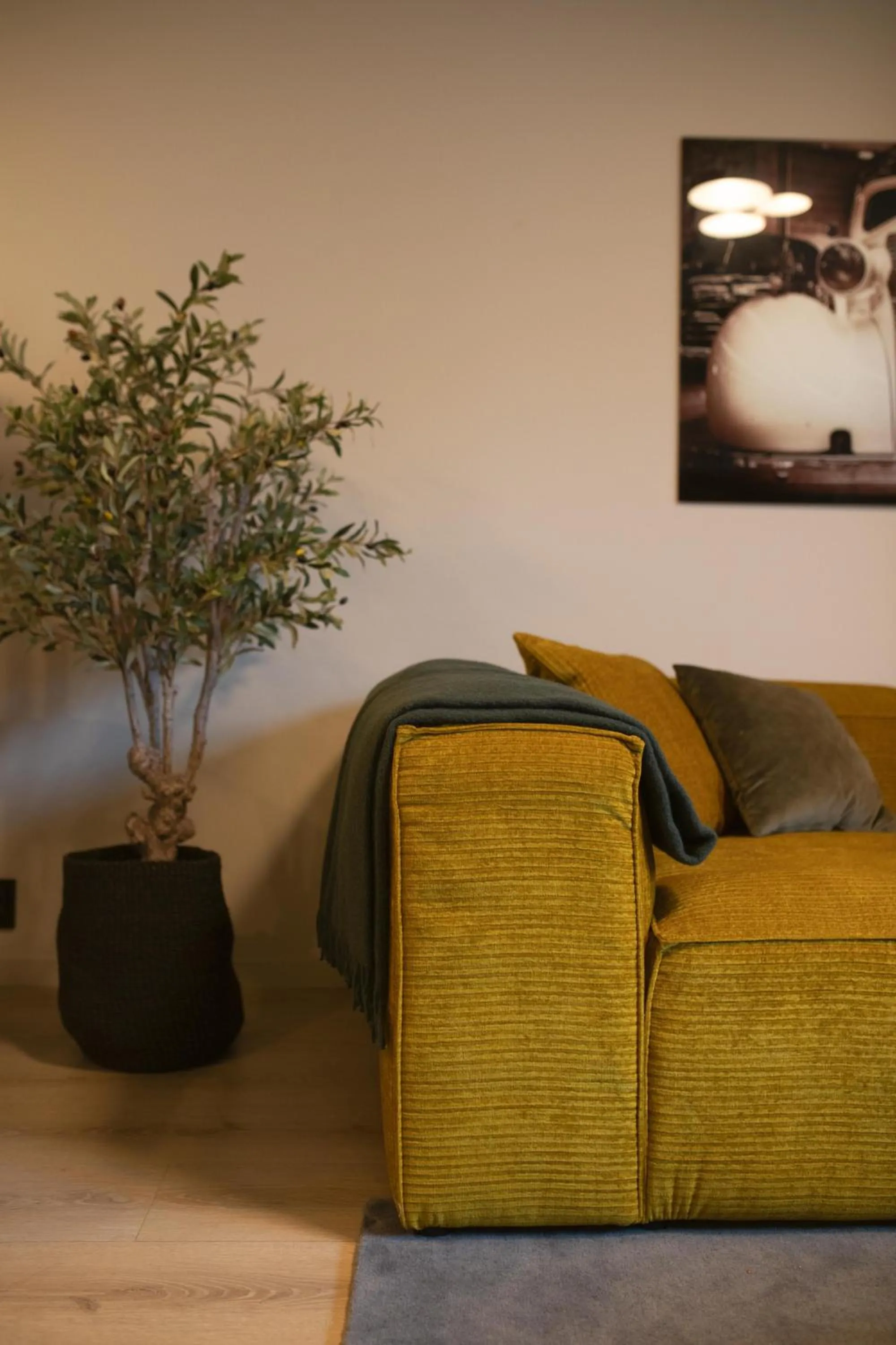 Living room in Home Again Apartments Kirkegata