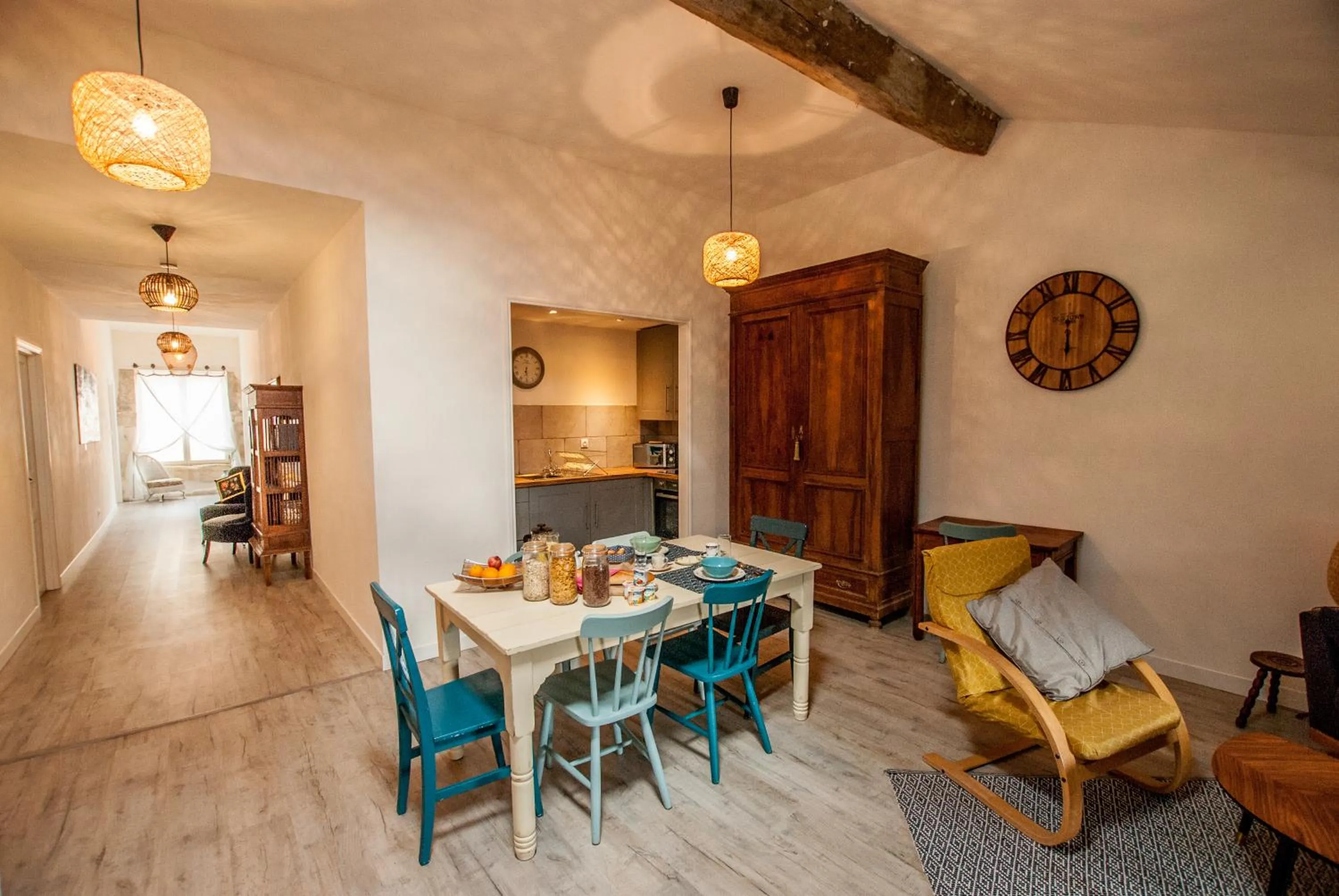 Seating area in La Calade