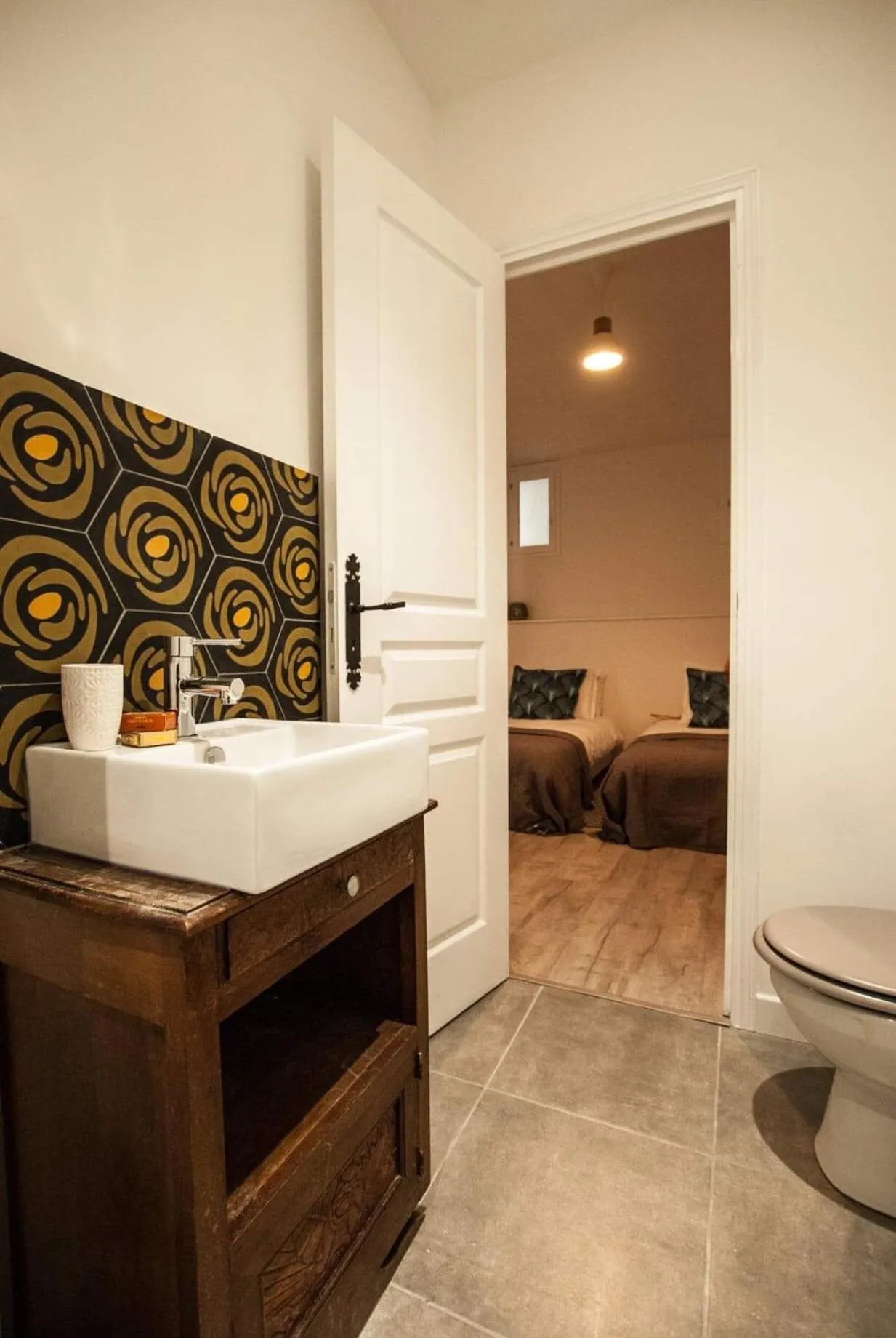 Bathroom, Bed in La Calade