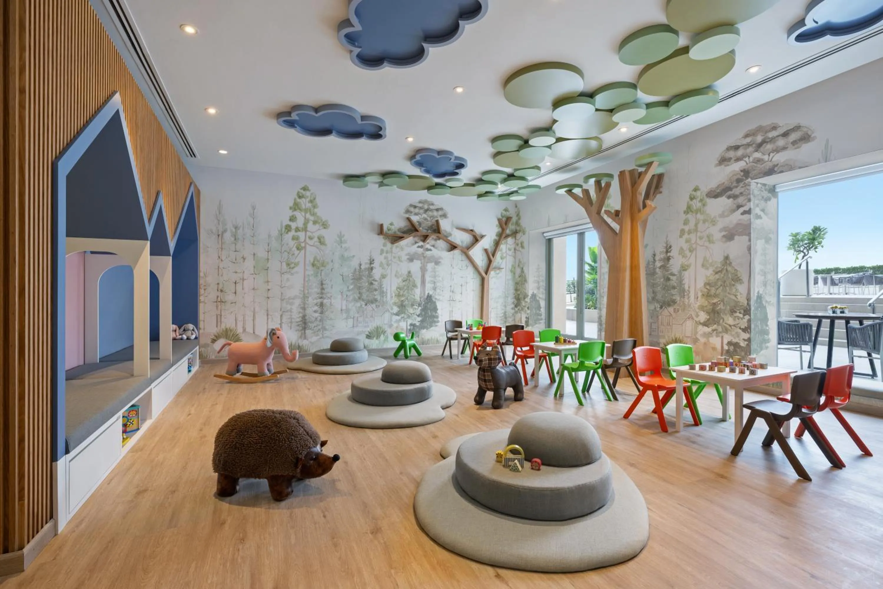 Children play ground in Barcelo Al Jaddaf, Dubai