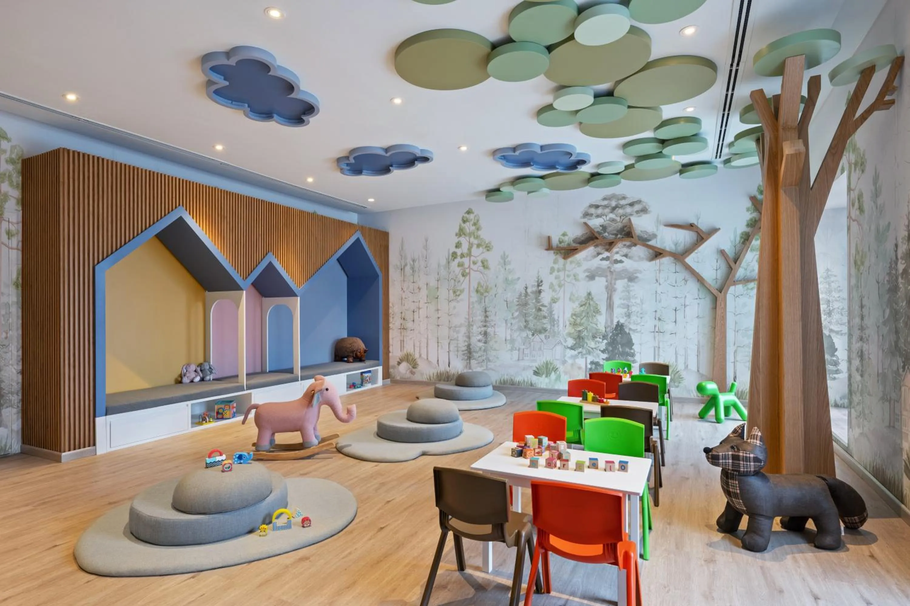 Children play ground in Barcelo Al Jaddaf, Dubai