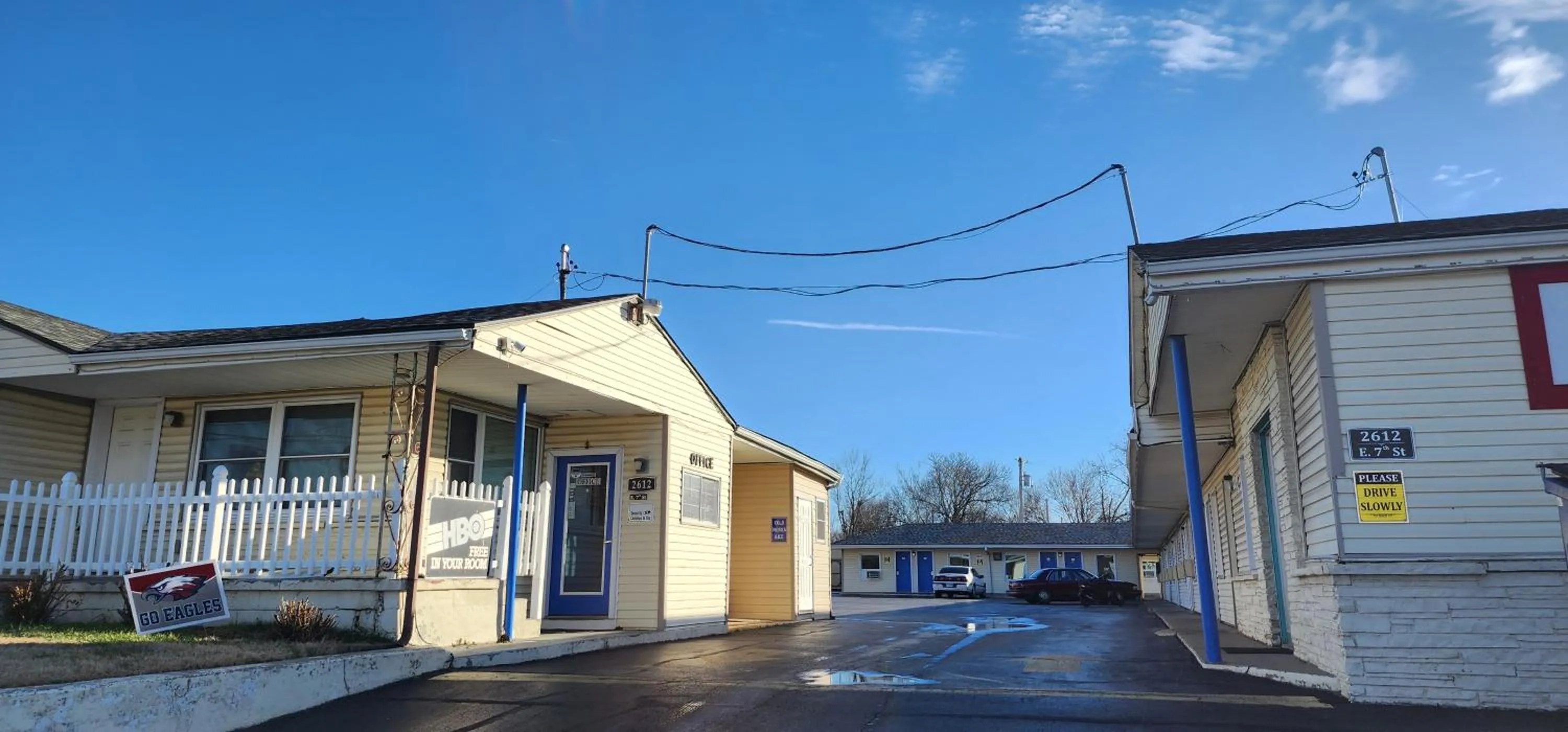 Property building in Plaza Motel