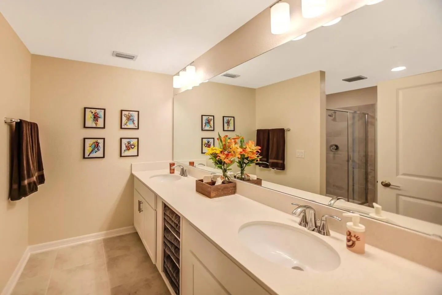 Shower in H - New 2 Bedroom Condo - 5 Miles to Disney - Free Water Park