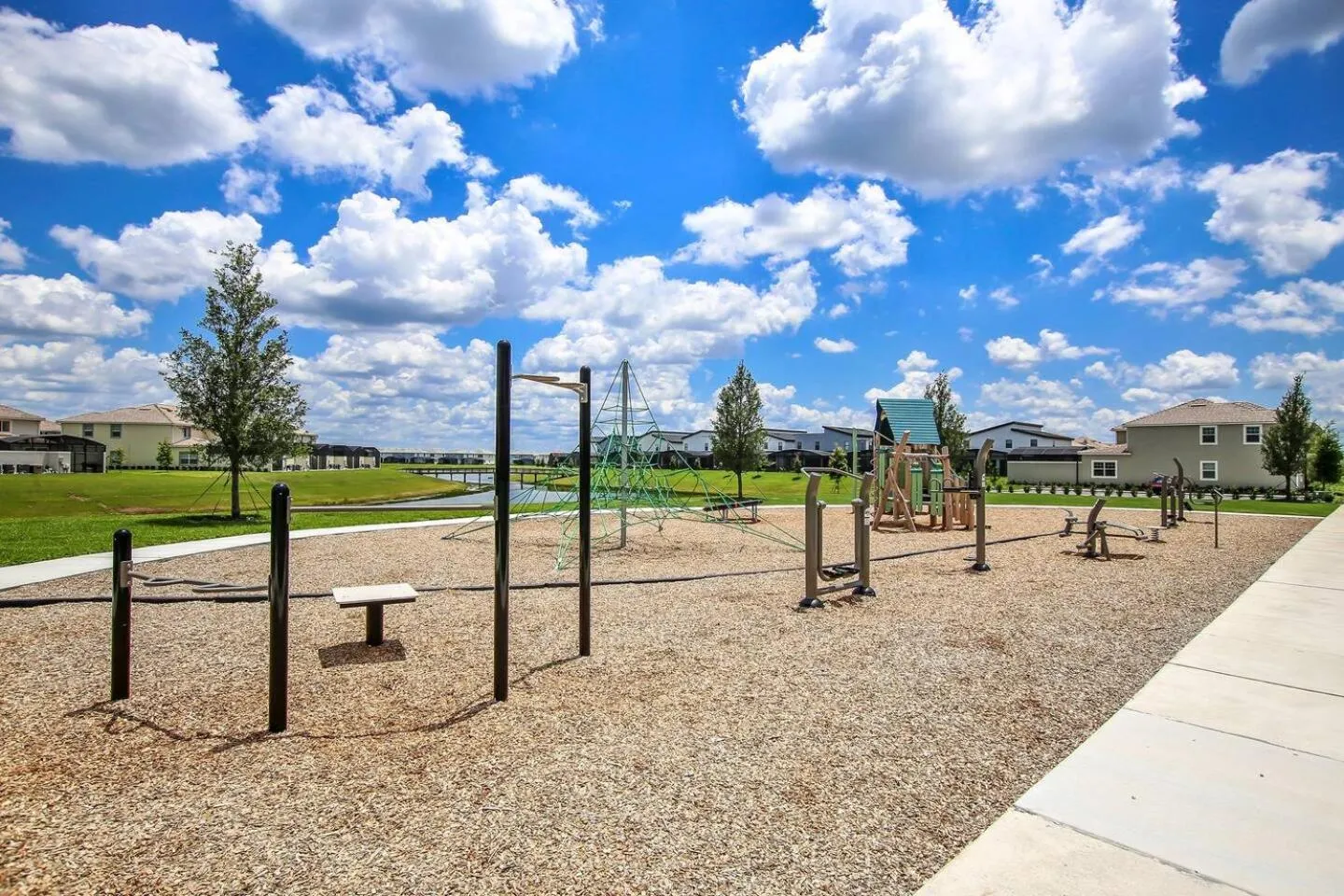 Children play ground in H - New 2 Bedroom Condo - 5 Miles to Disney - Free Water Park