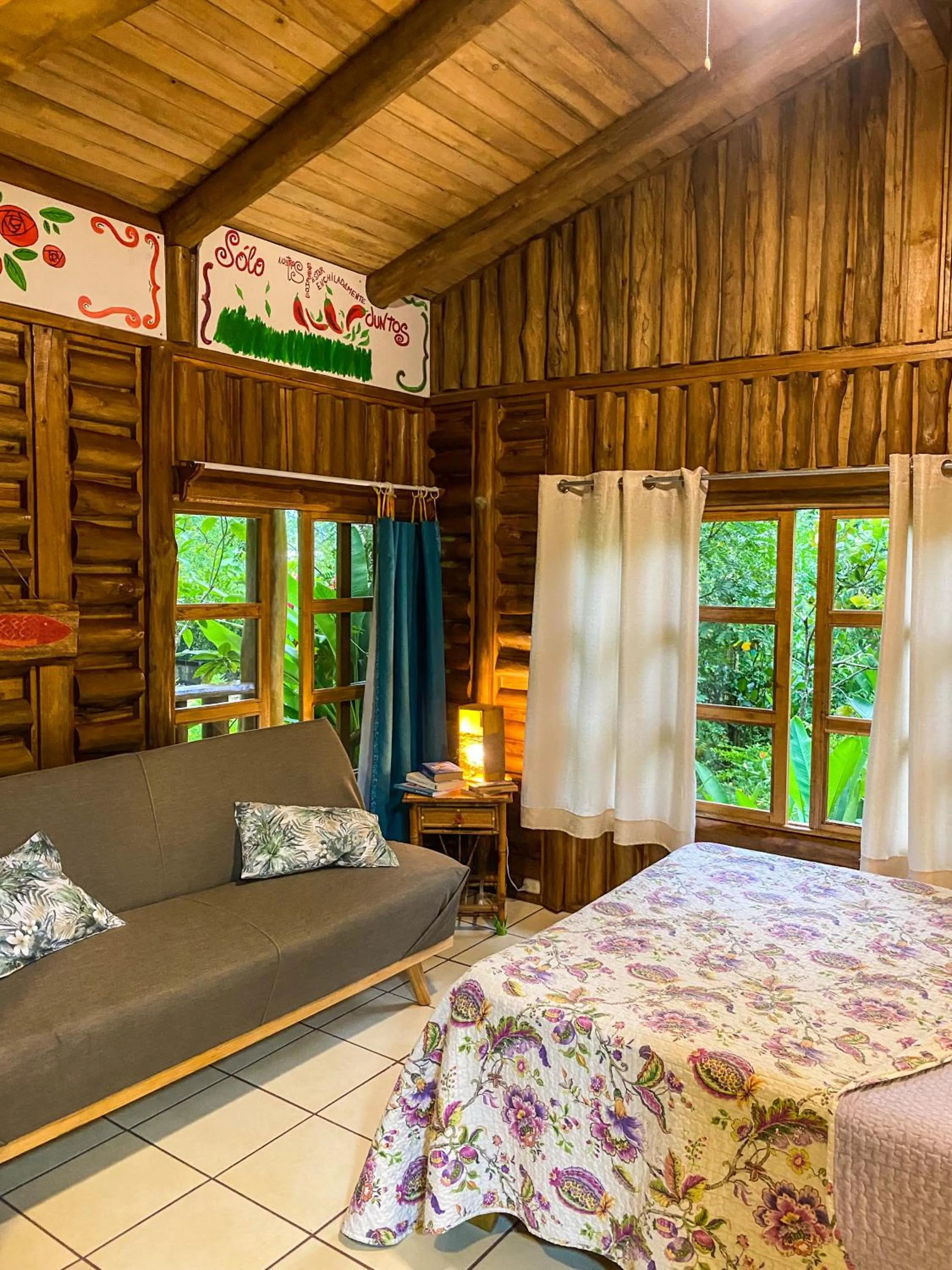 Bedroom, Bed in Cabañas Lamaite