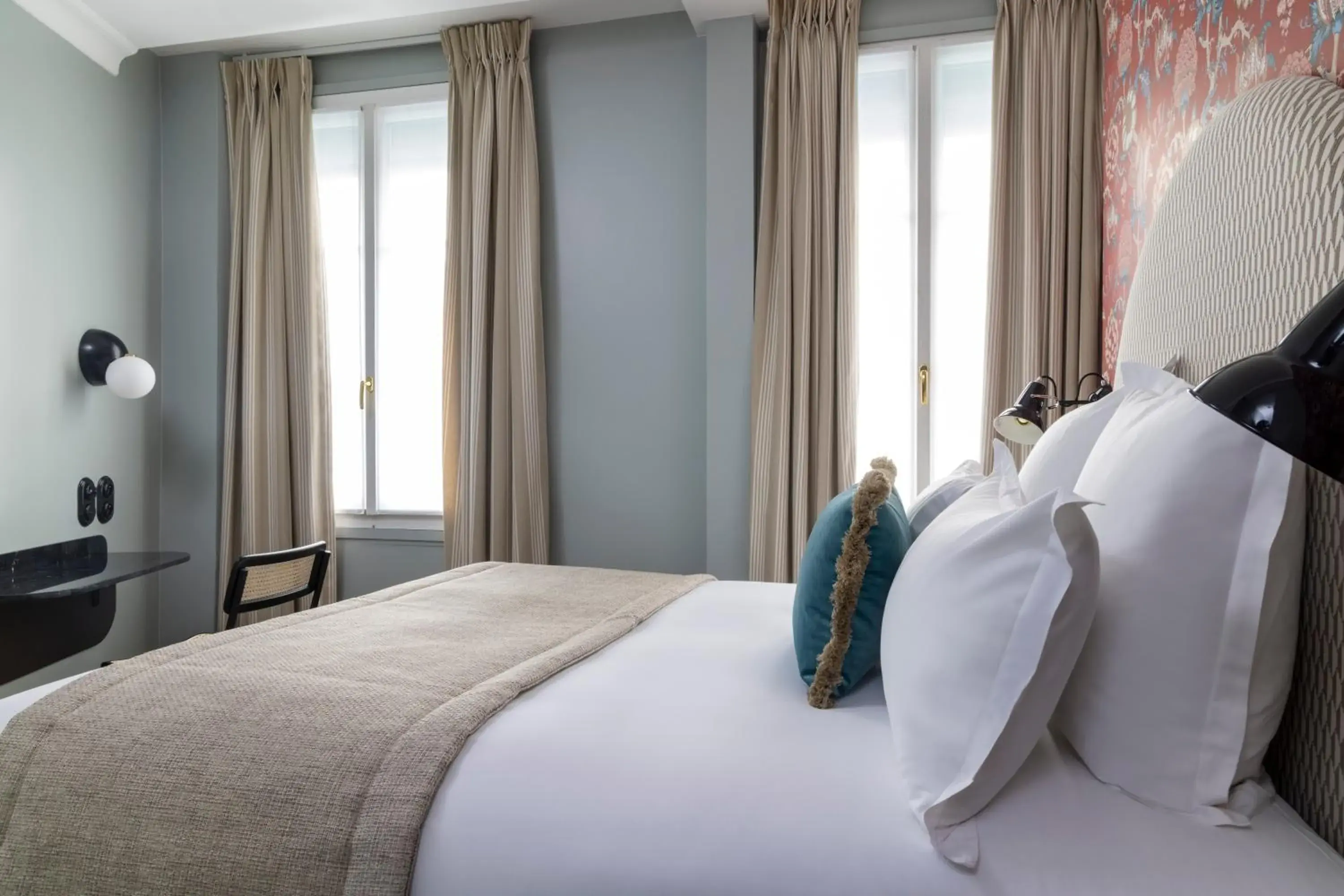 Bedroom, Bed in Hôtel Fior d'Aliza Bedroom, Bed in Hôtel Fior d'Aliza