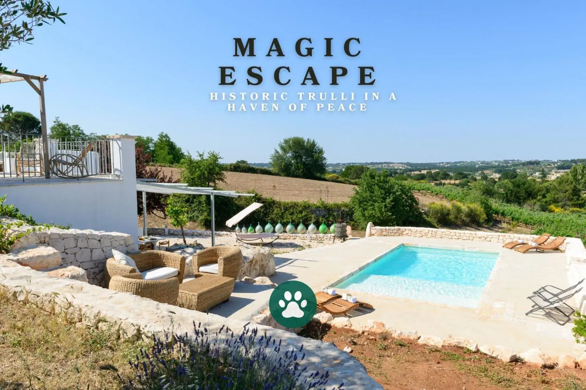Panoramic Trulli with Private Pool in Martina Franca - Pozzo Fornello Panoramic Trulli with Private Pool in Martina Franca - Pozzo Fornello