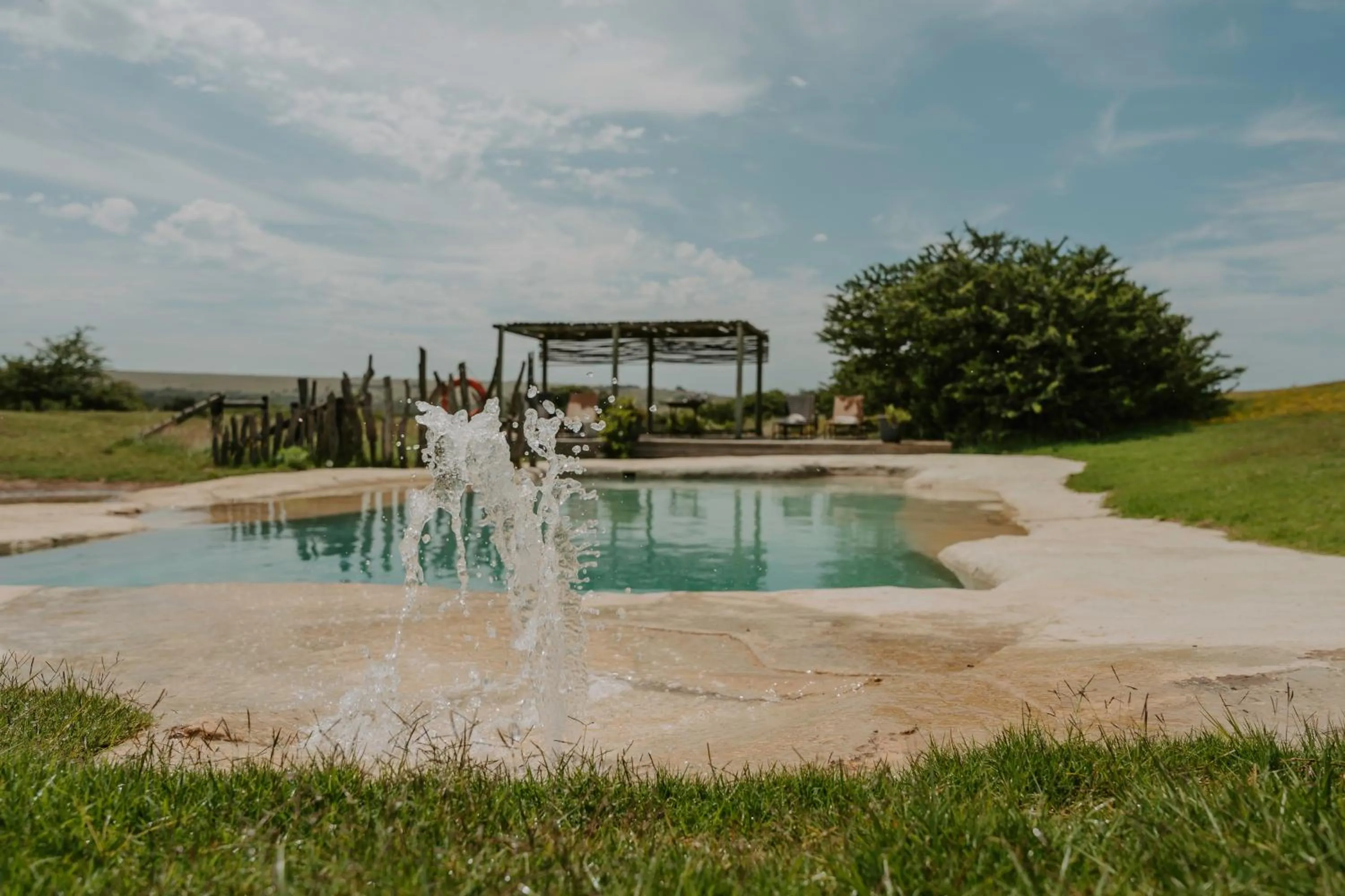 Swimming pool in Hlosi Game Lodge - Amakhala Game Reserve