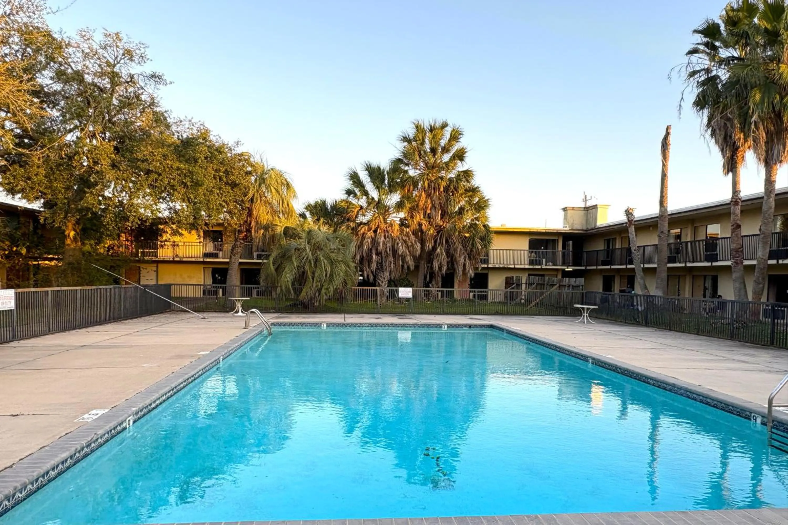 Swimming pool in Motel 19 By Capital O Baytown I-10