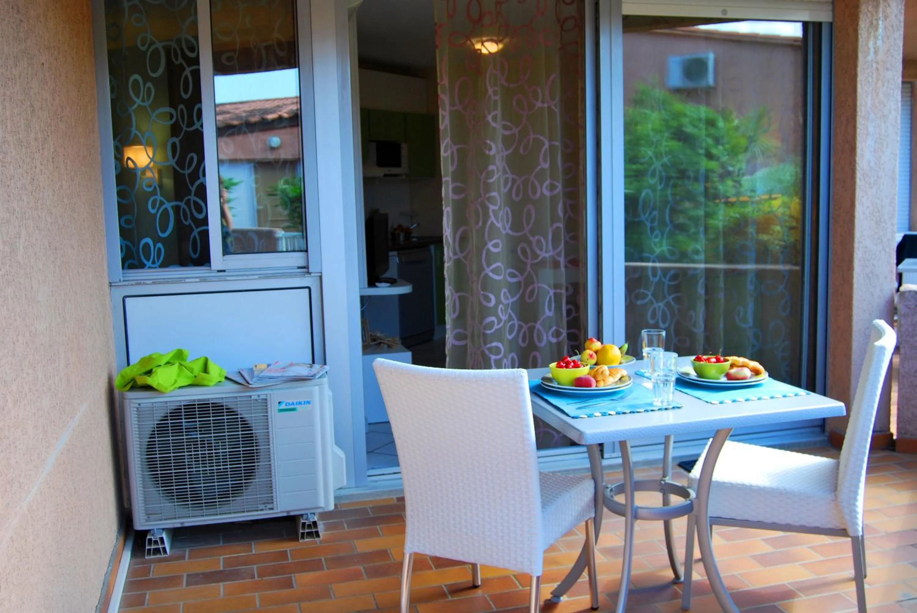Balcony/Terrace in Lagrange Grand Bleu Vacances – Résidence Les Jardins de Neptune