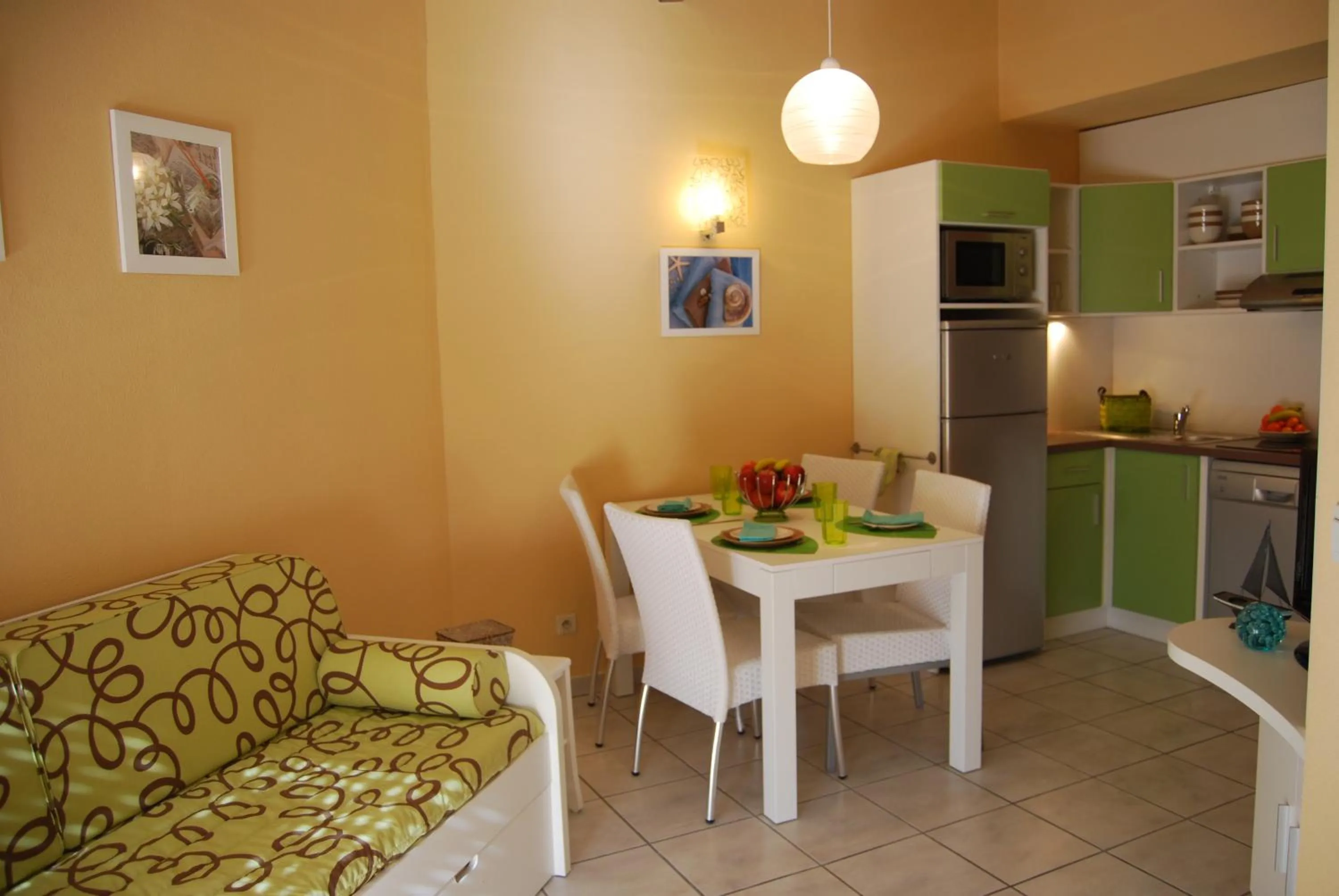 Living room in Lagrange Grand Bleu Vacances – Résidence Les Jardins de Neptune