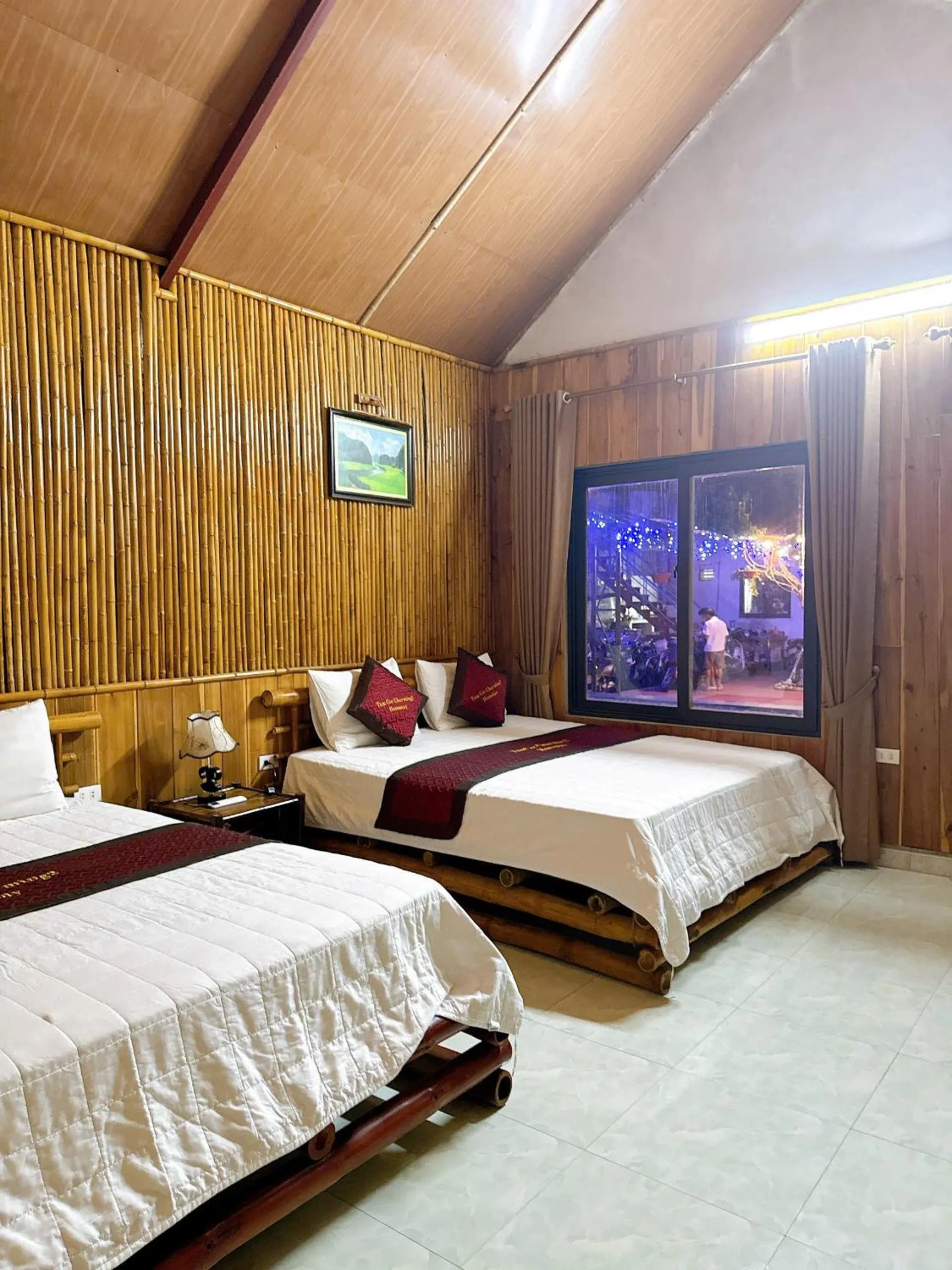 Bed in Tam Coc Charming Bungalow