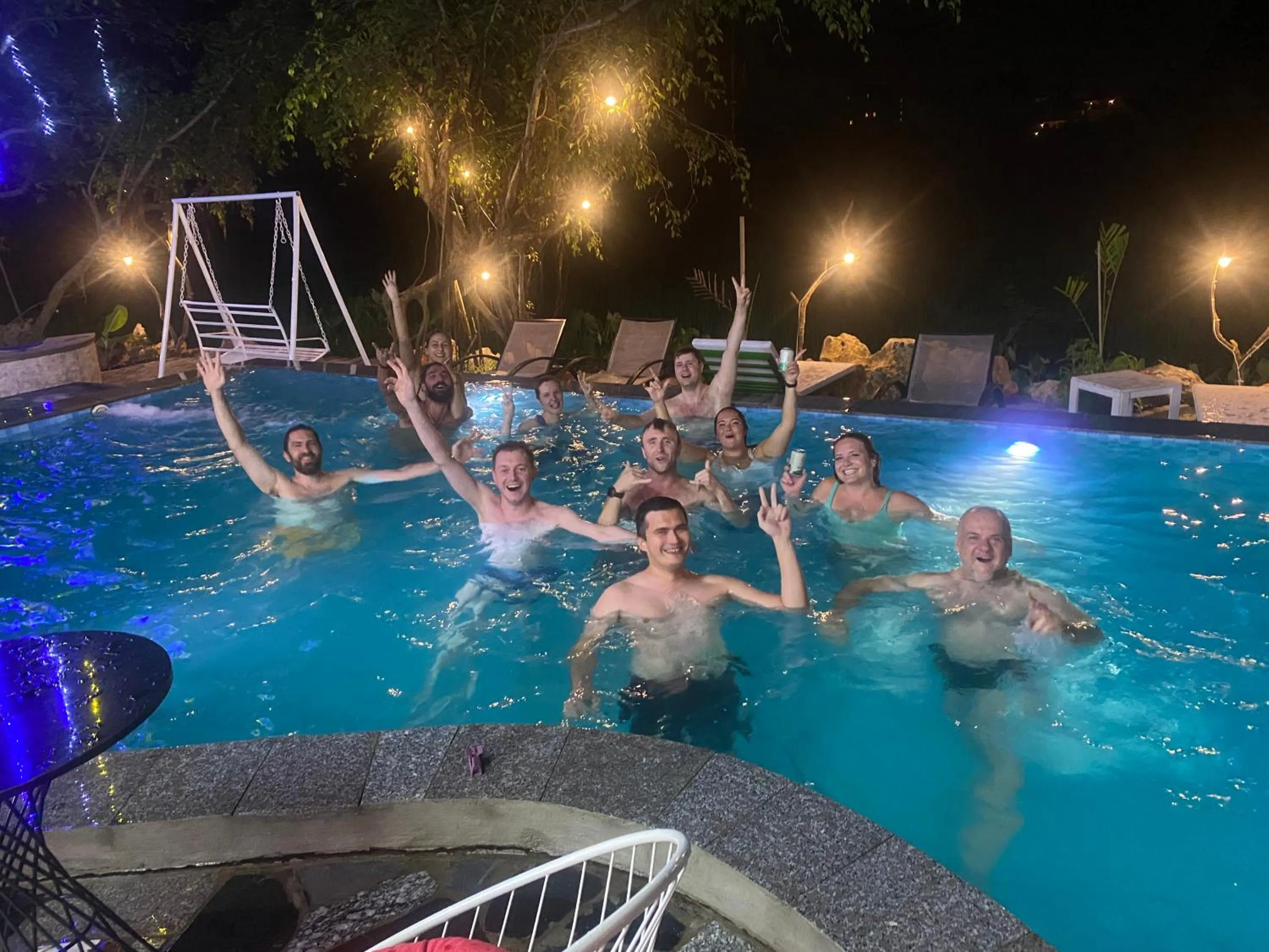 Swimming pool in Tam Coc Charming Bungalow