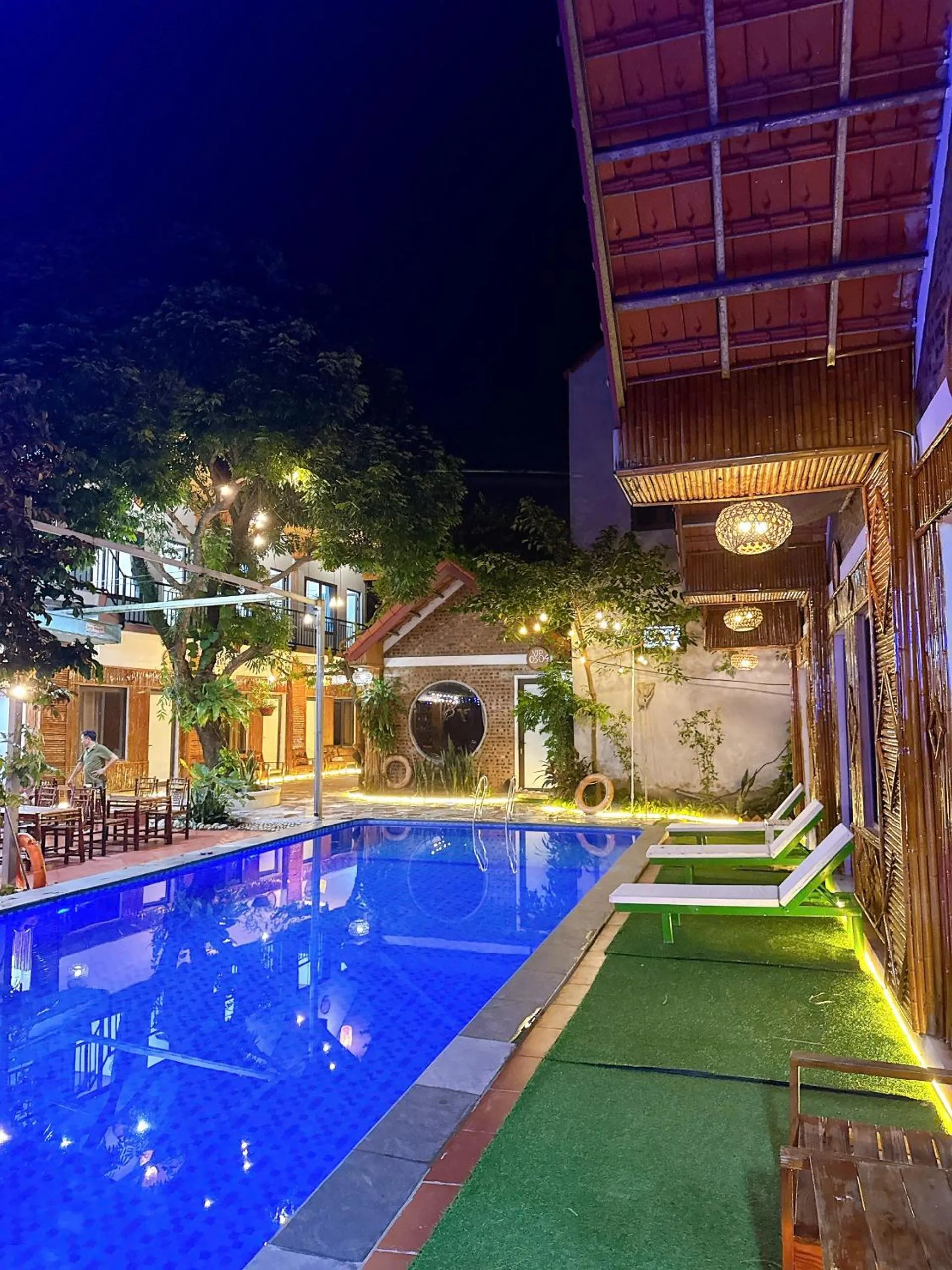 Night in Tam Coc Charming Bungalow