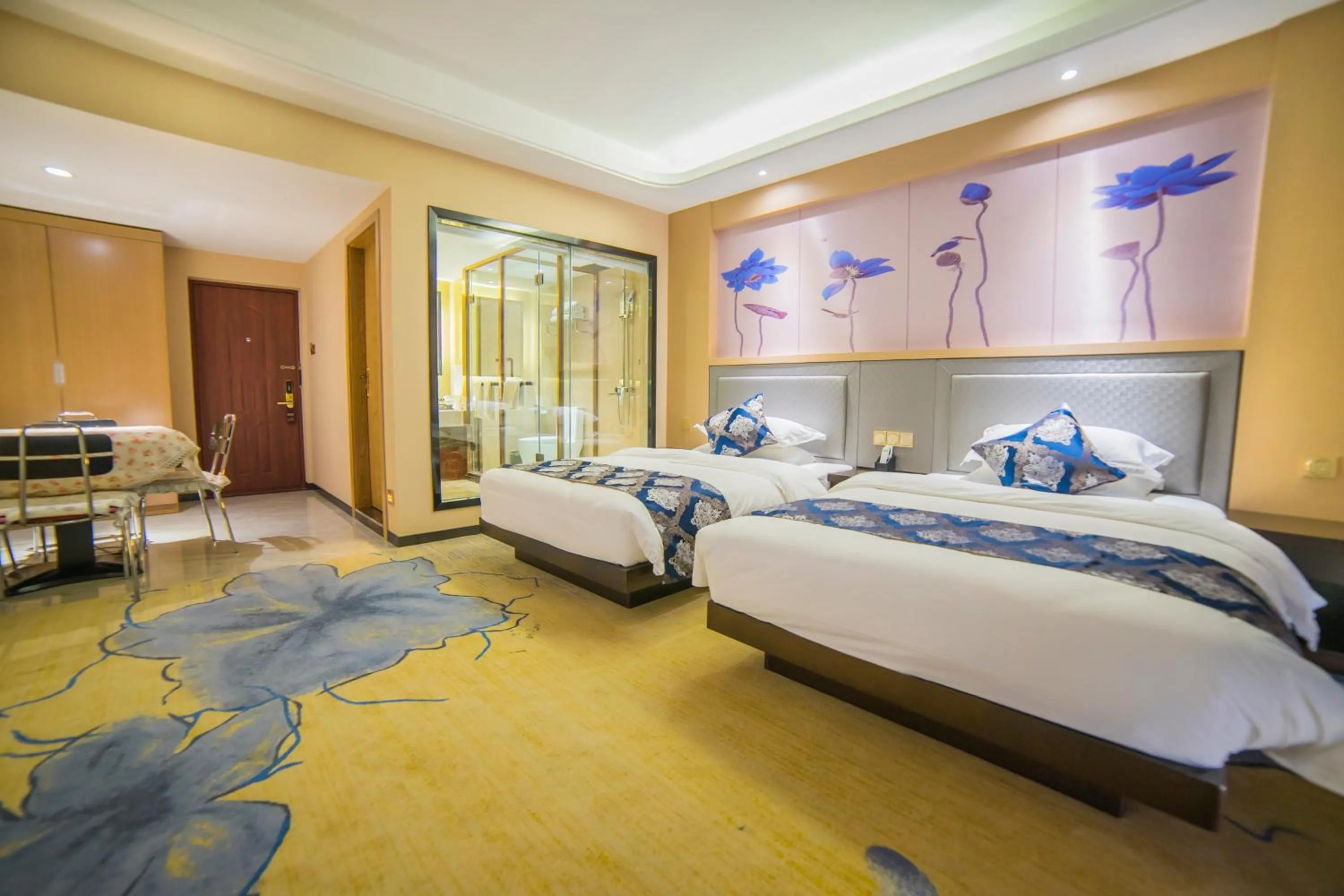 Photo of the whole room, Bed in Demei Boutique Hotel