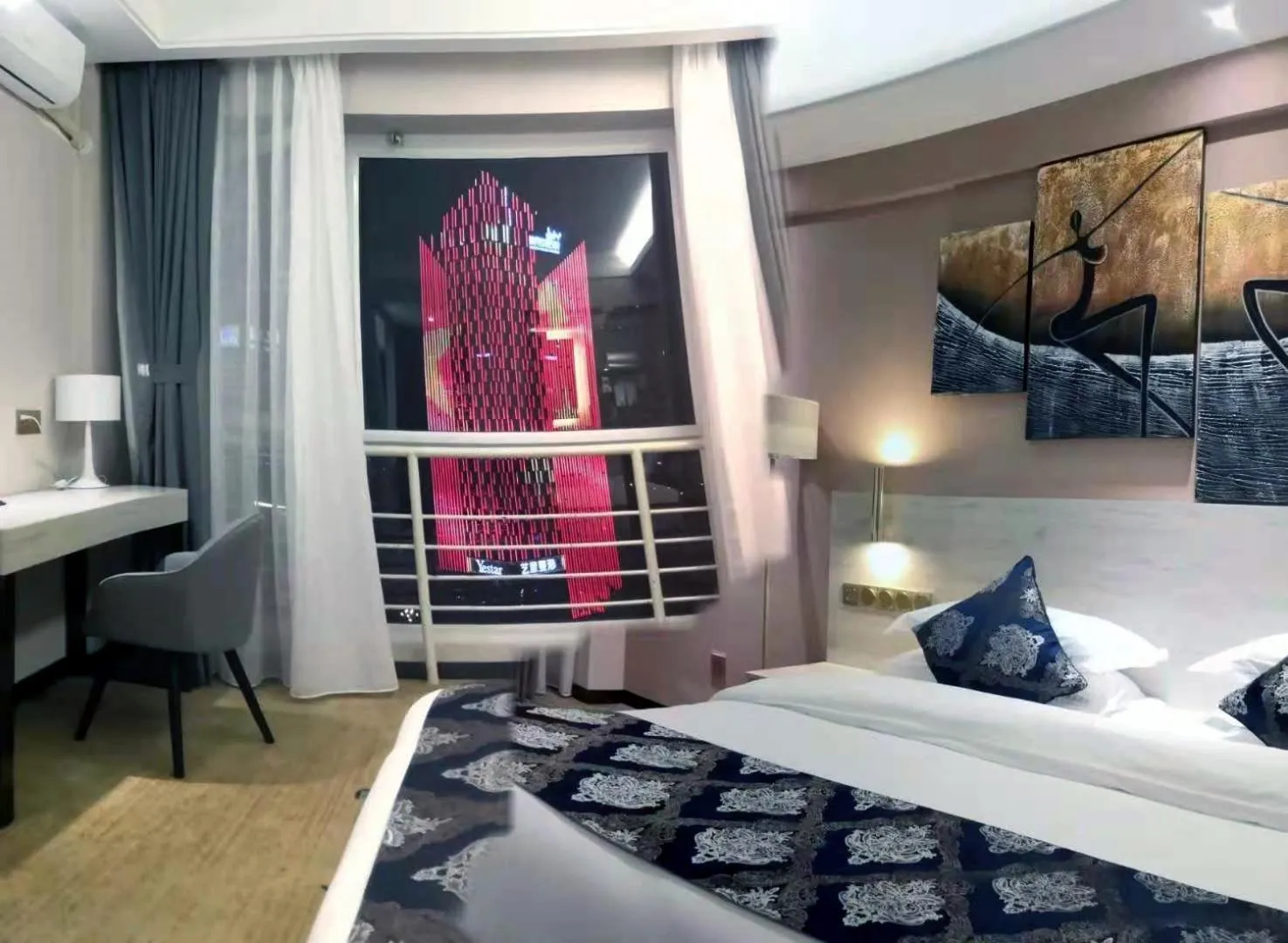 Property building, Bed in Demei Boutique Hotel
