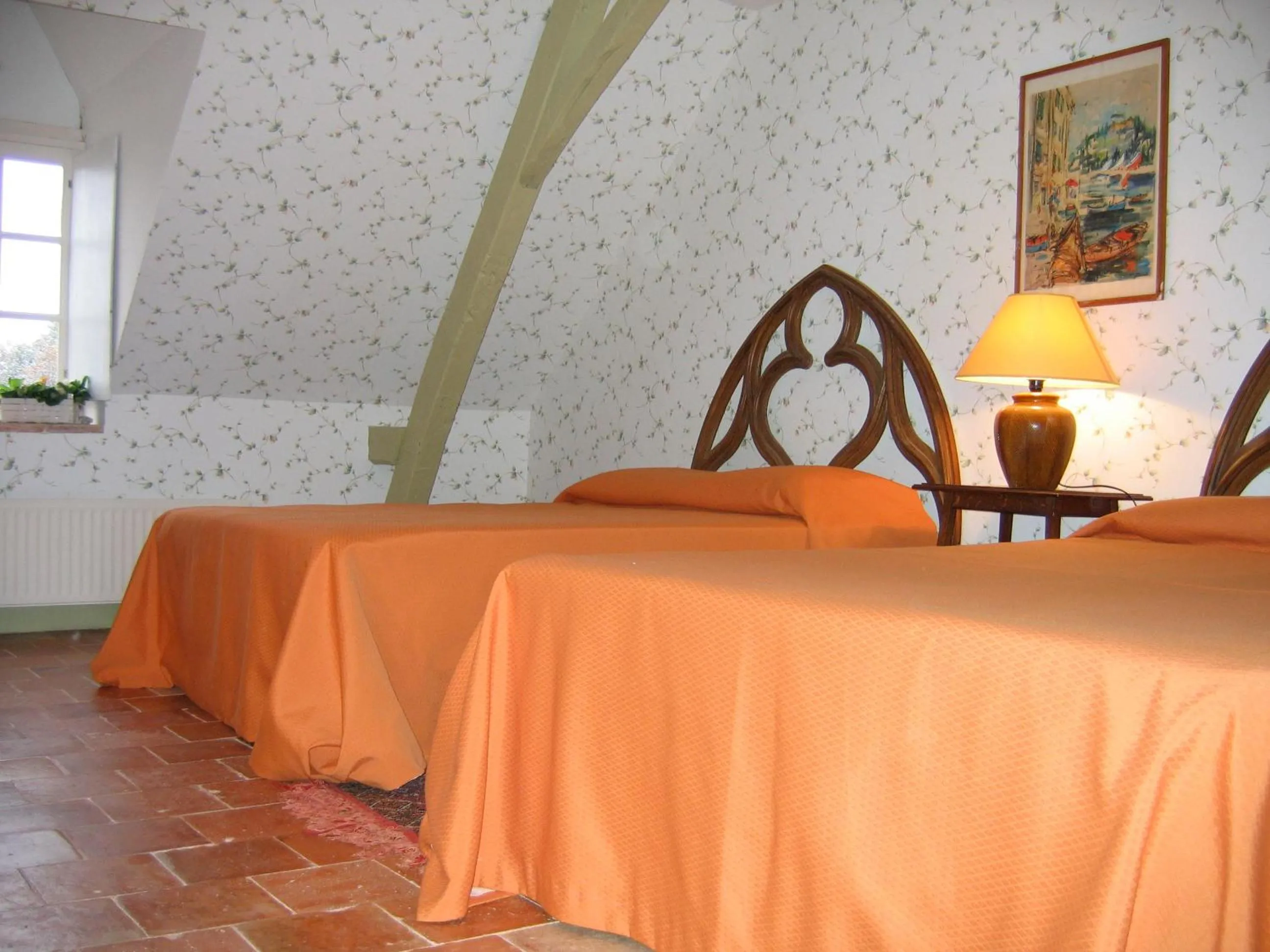 Bed in Château de Vaulogé