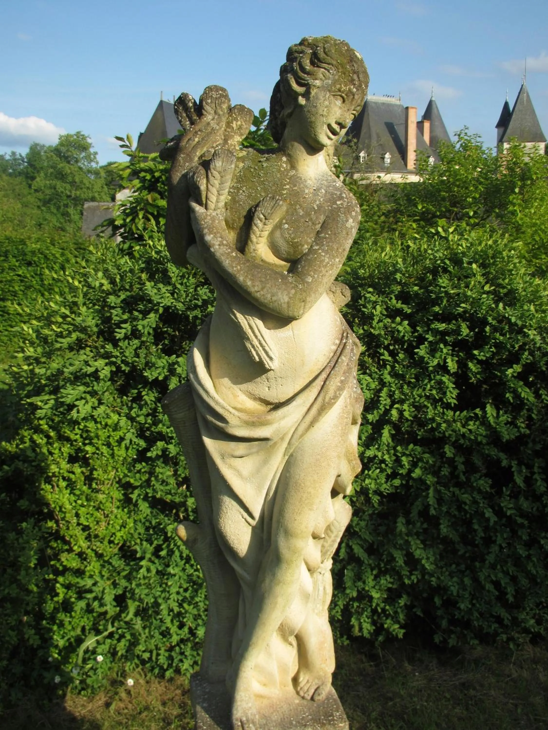 Garden in Château de Vaulogé