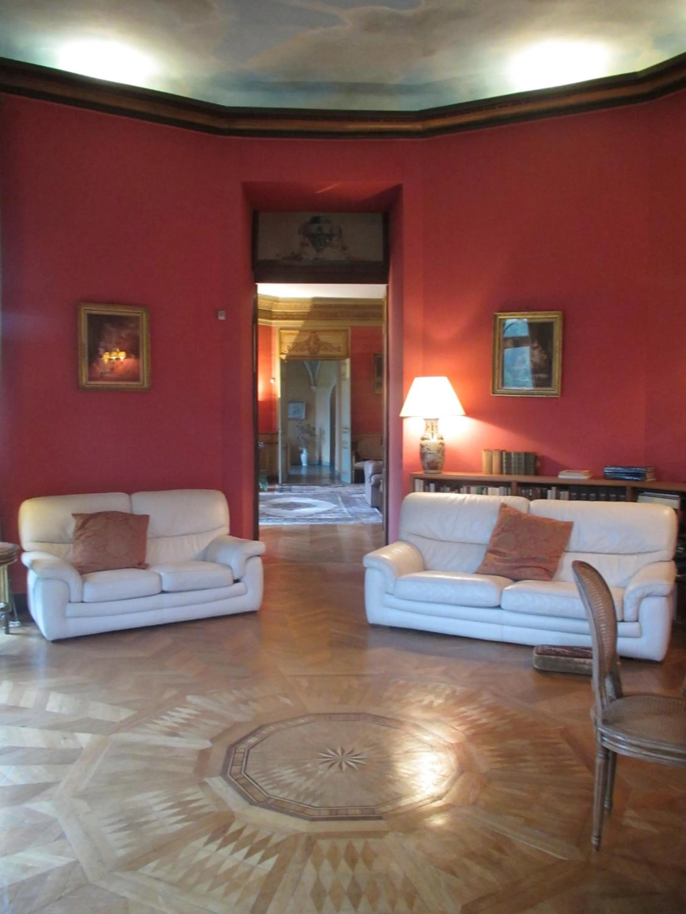 Living room in Château de Vaulogé