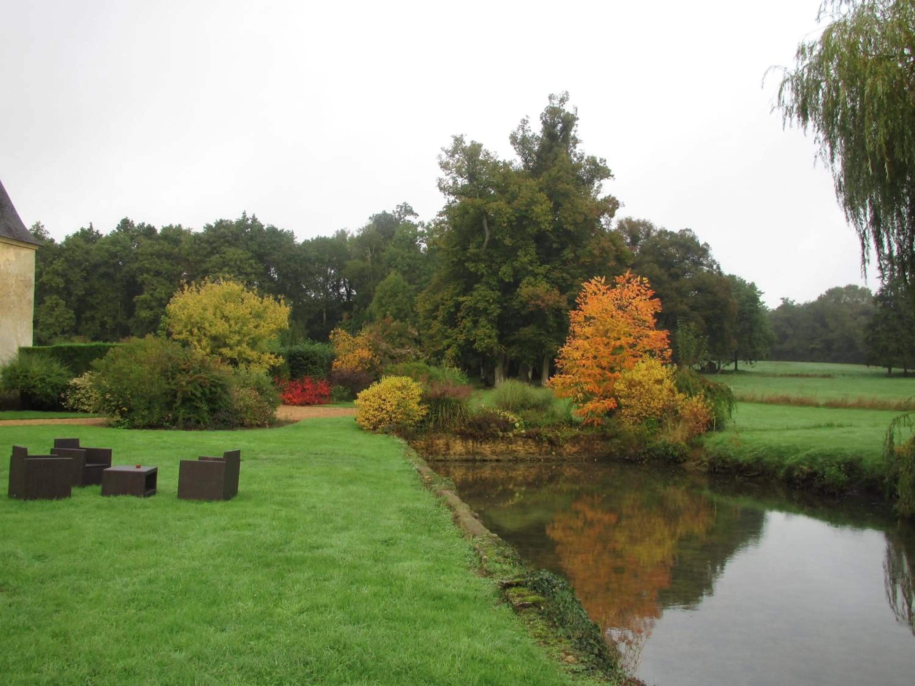 Garden in Château de Vaulogé