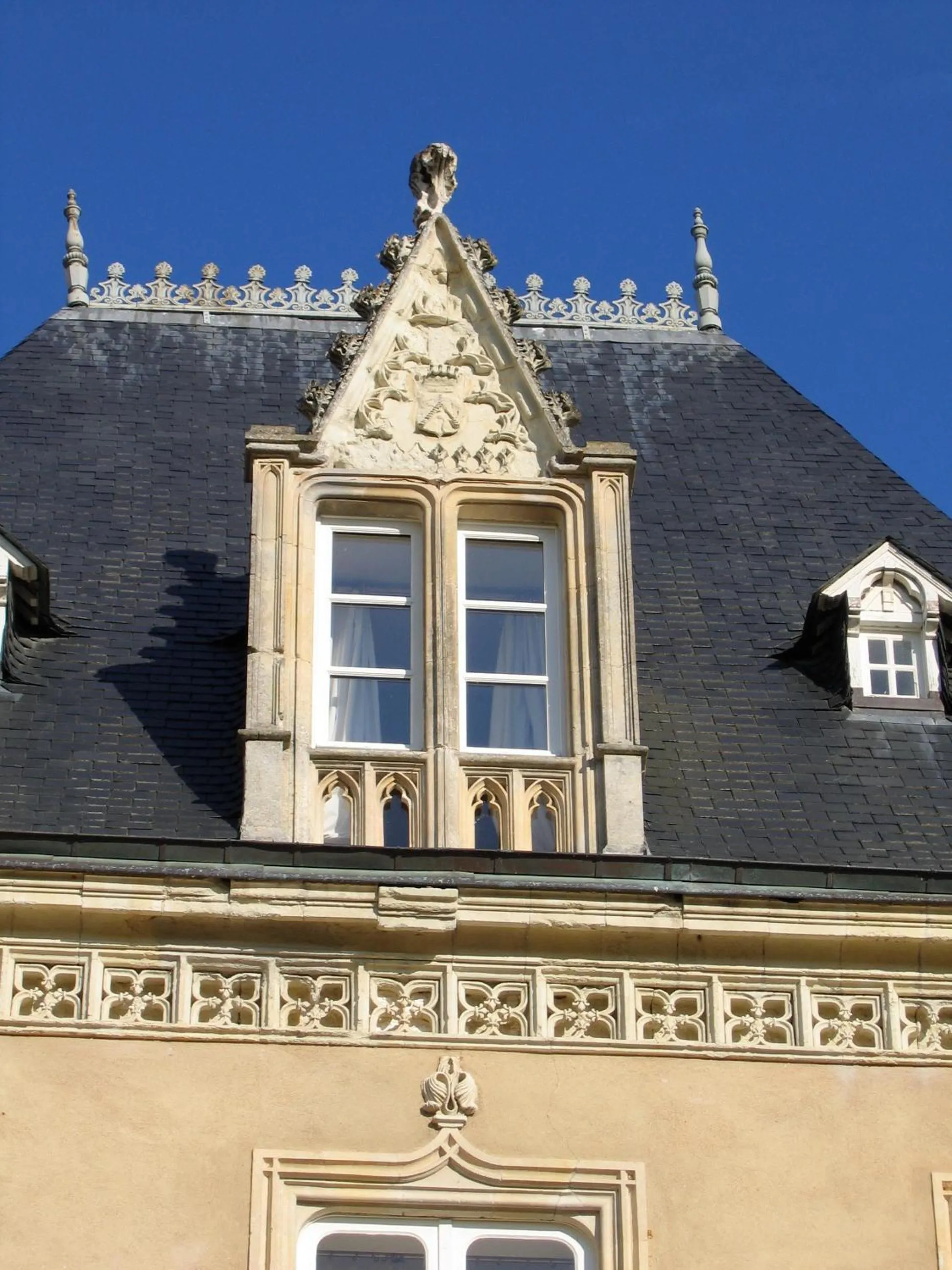 Decorative detail in Château de Vaulogé