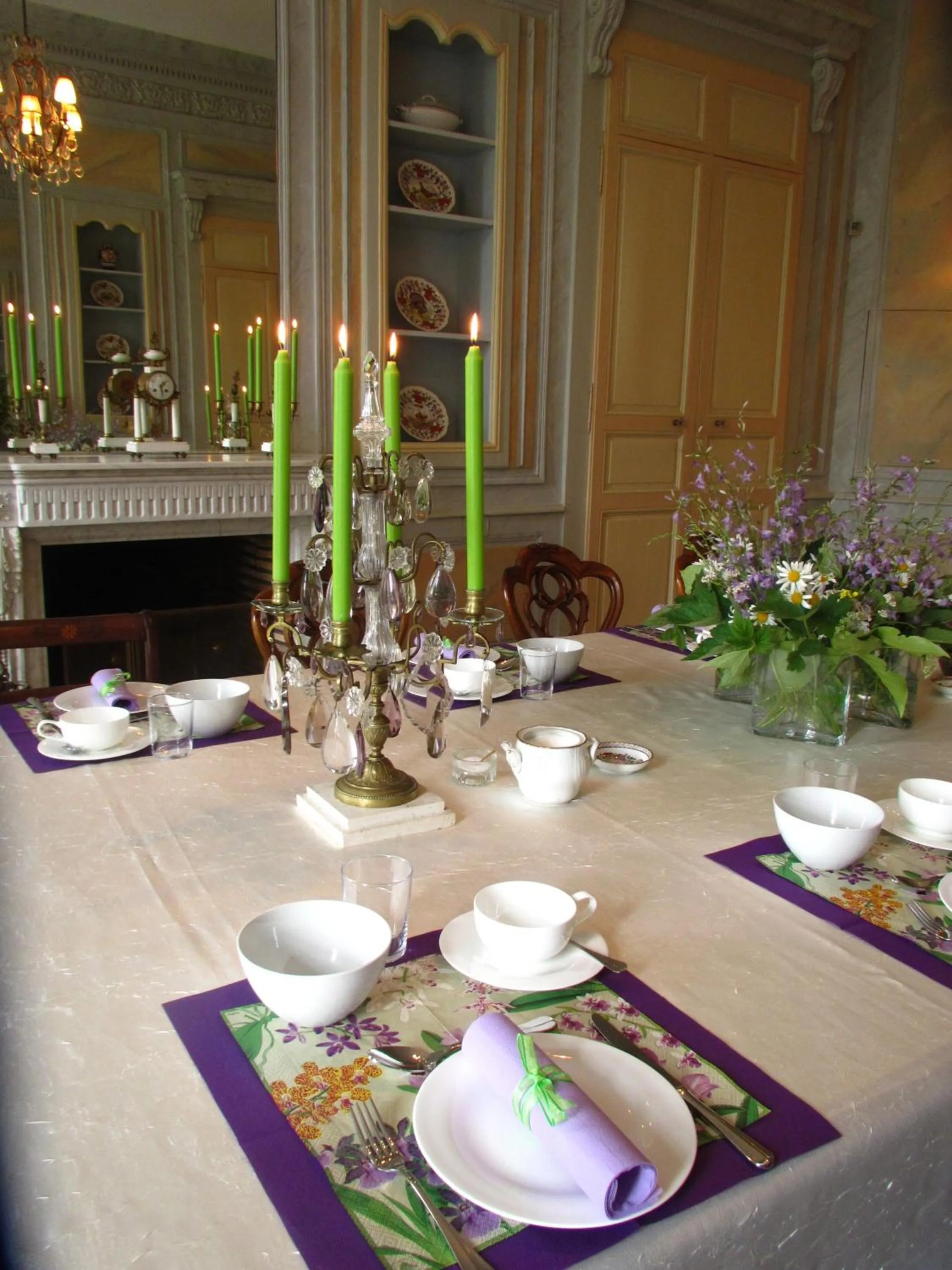 Buffet breakfast in Château de Vaulogé