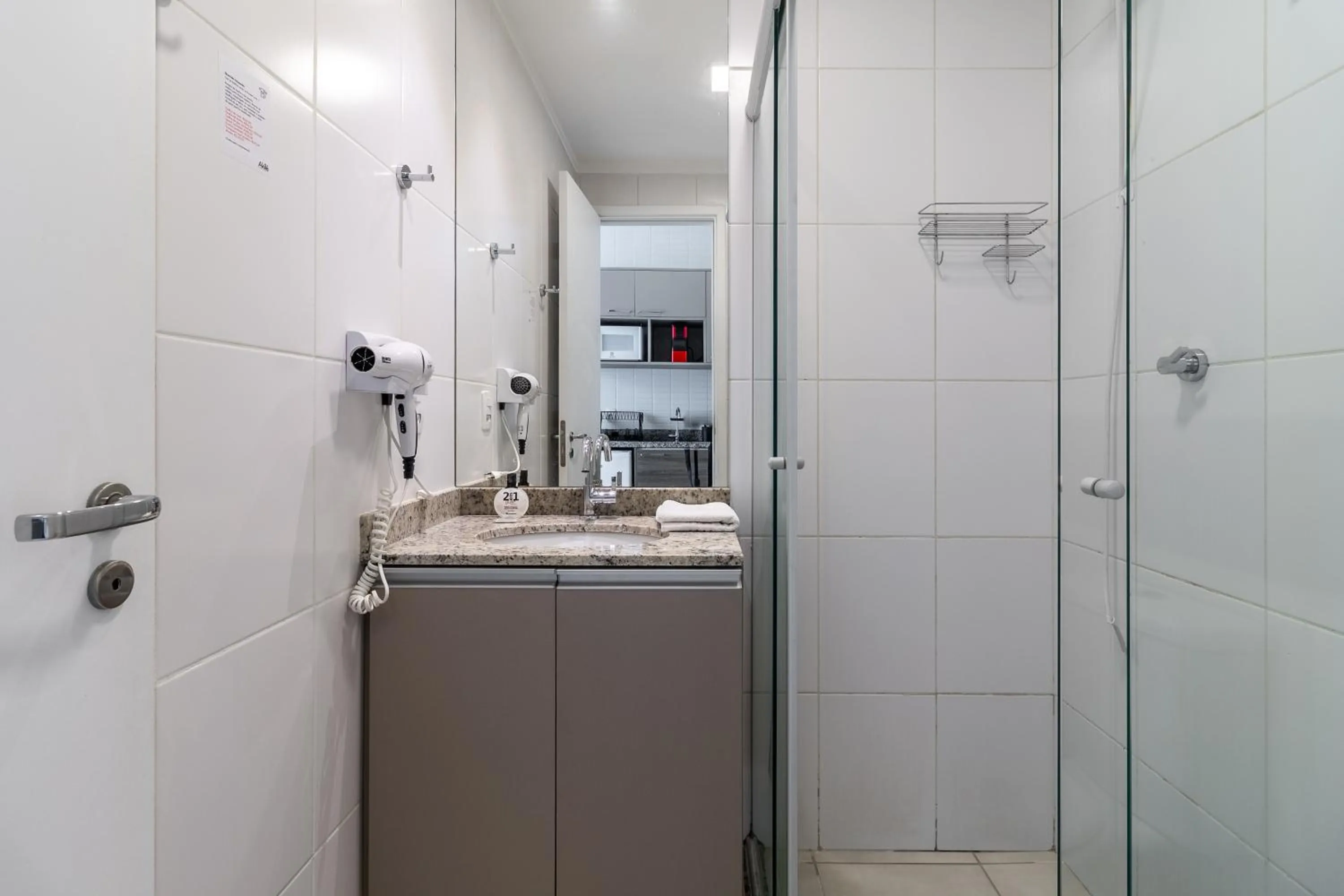 Bathroom in Jacques Pilon Residence