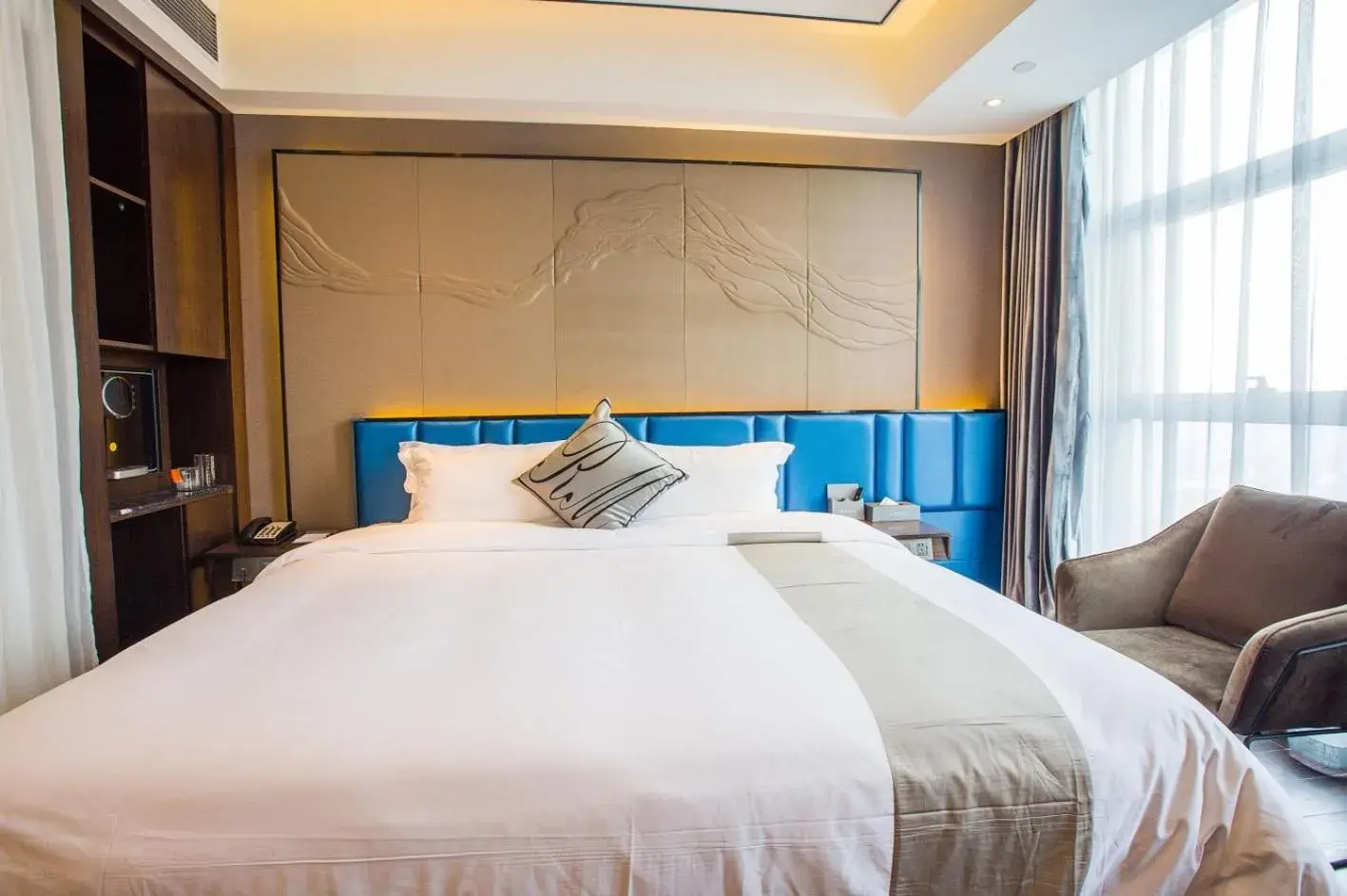 Bed in Ruiman International Hotel Bed in Ruiman International Hotel