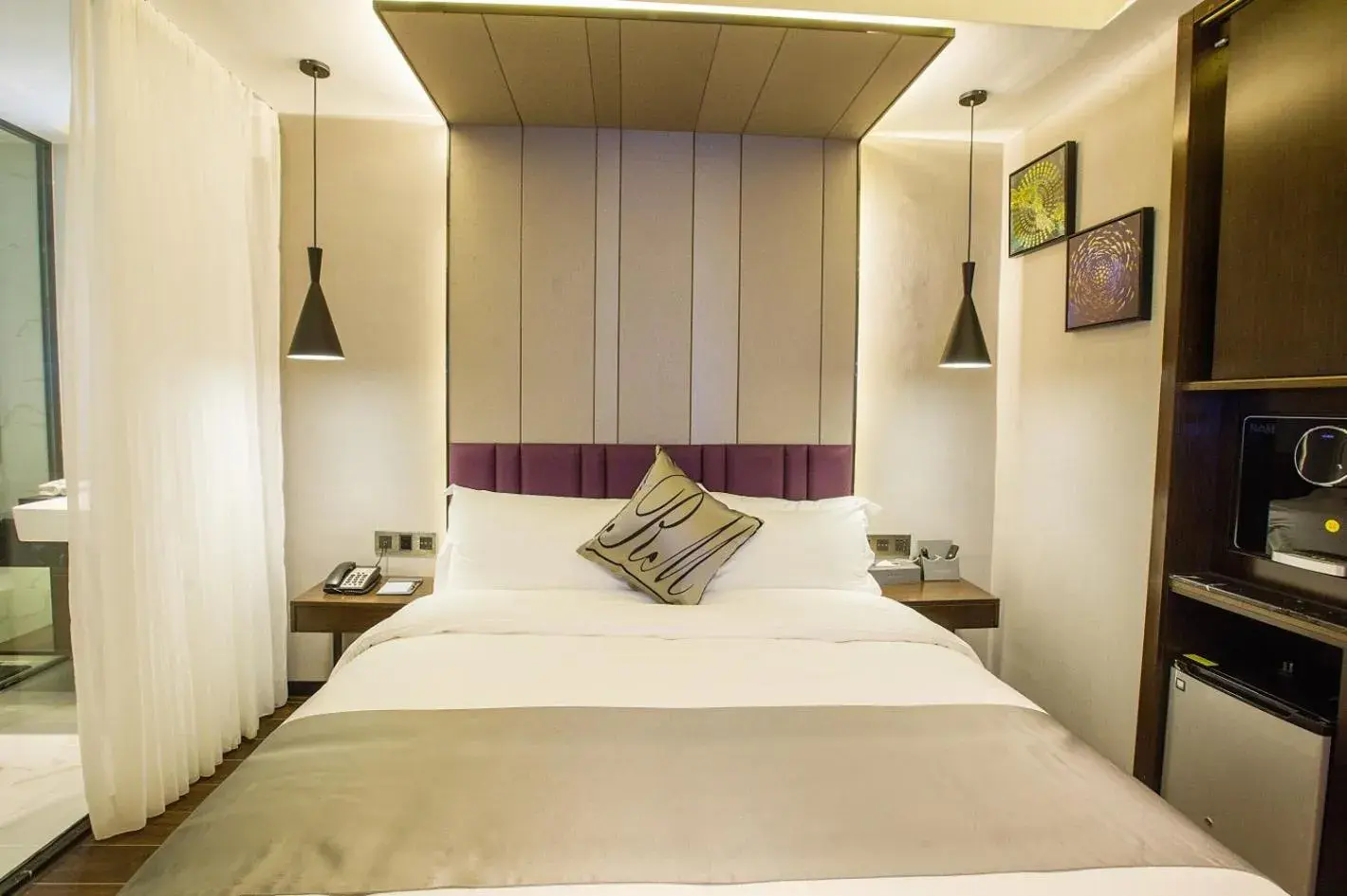 Bed in Ruiman International Hotel Bed in Ruiman International Hotel